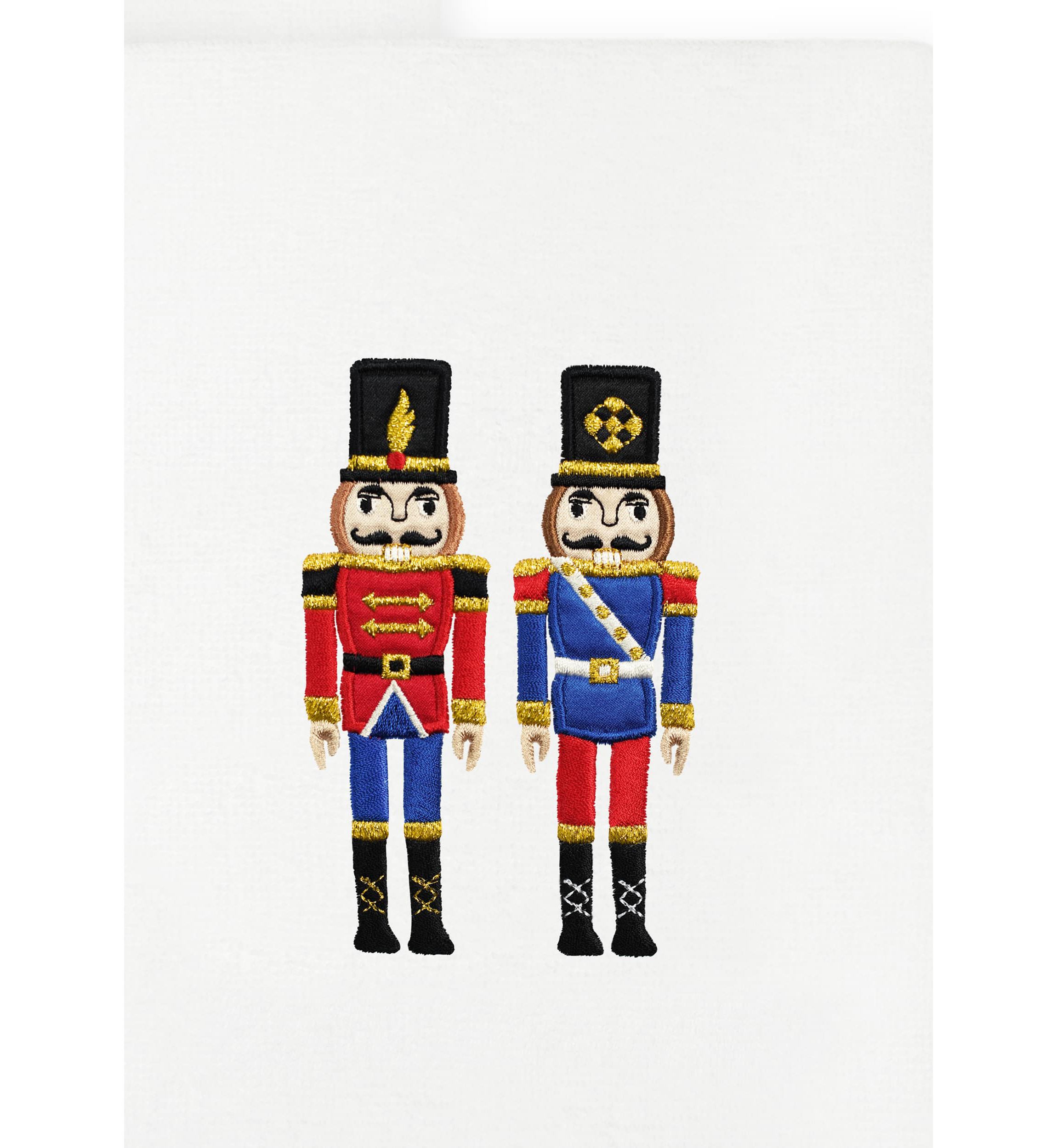 Christmas NUTCRACKERS Hand Towels Set of 2