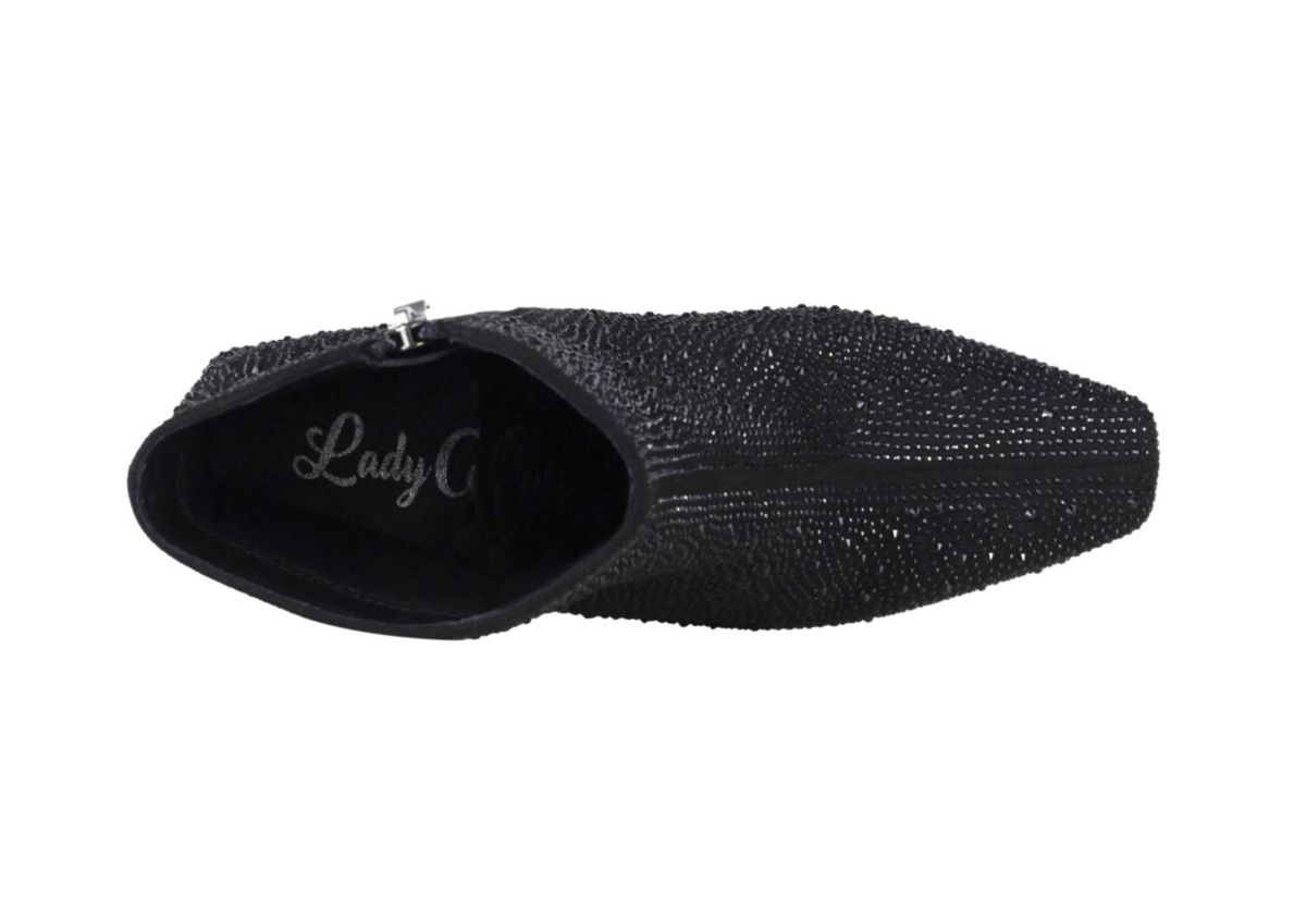 Bravo, Rhinestone Block Heel Bootie