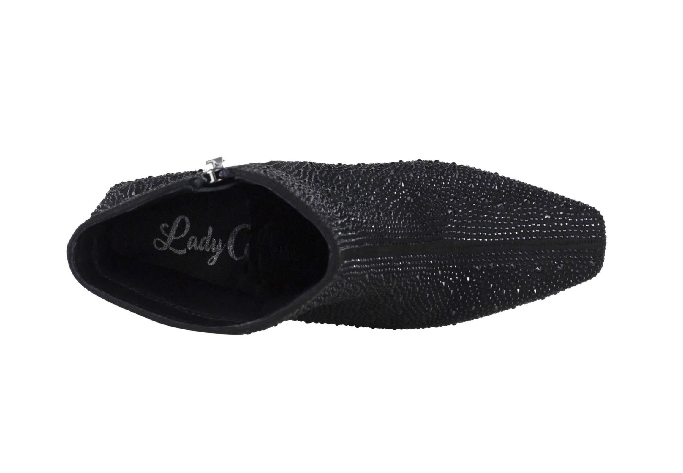Bravo, Rhinestone Block Heel Bootie