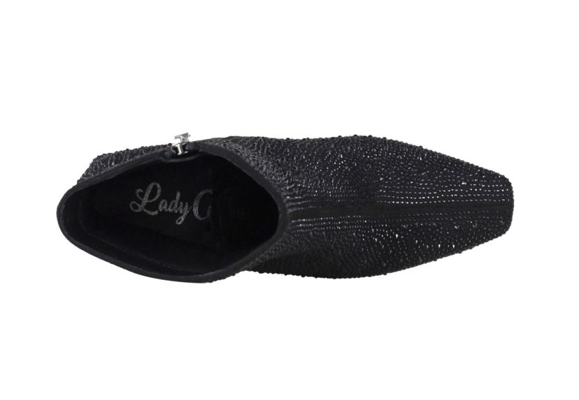 Bravo, Rhinestone Block Heel Bootie