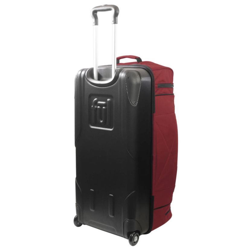 Workhorse 30" Split Level Dark Red FŪL Rolling Duffle Bag