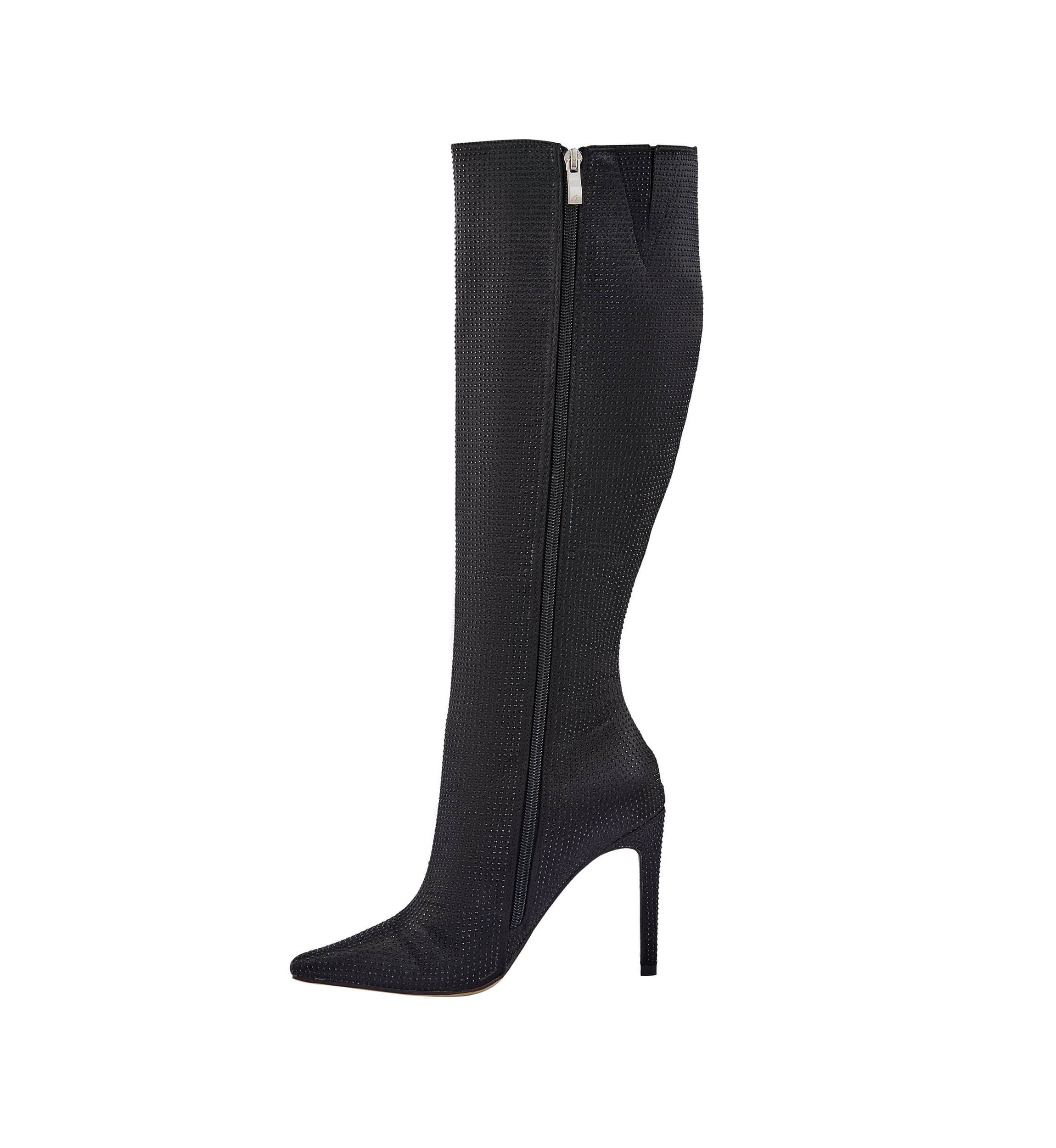 Diamond, Tall High Heel Rhinestone Boot