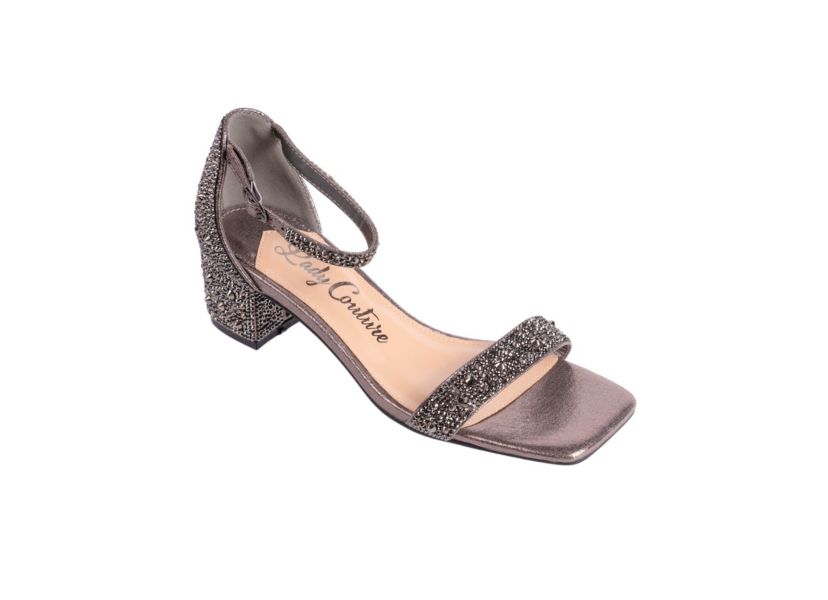 low heel belk ladies dress shoes for the Family Shimmery rhinestones decorate this classic style designed with a delicate toe strap Lady Couture of NY Dazzle