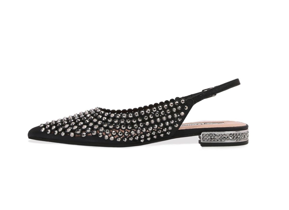 Emmy, Multi Jewels Flat Slingback
