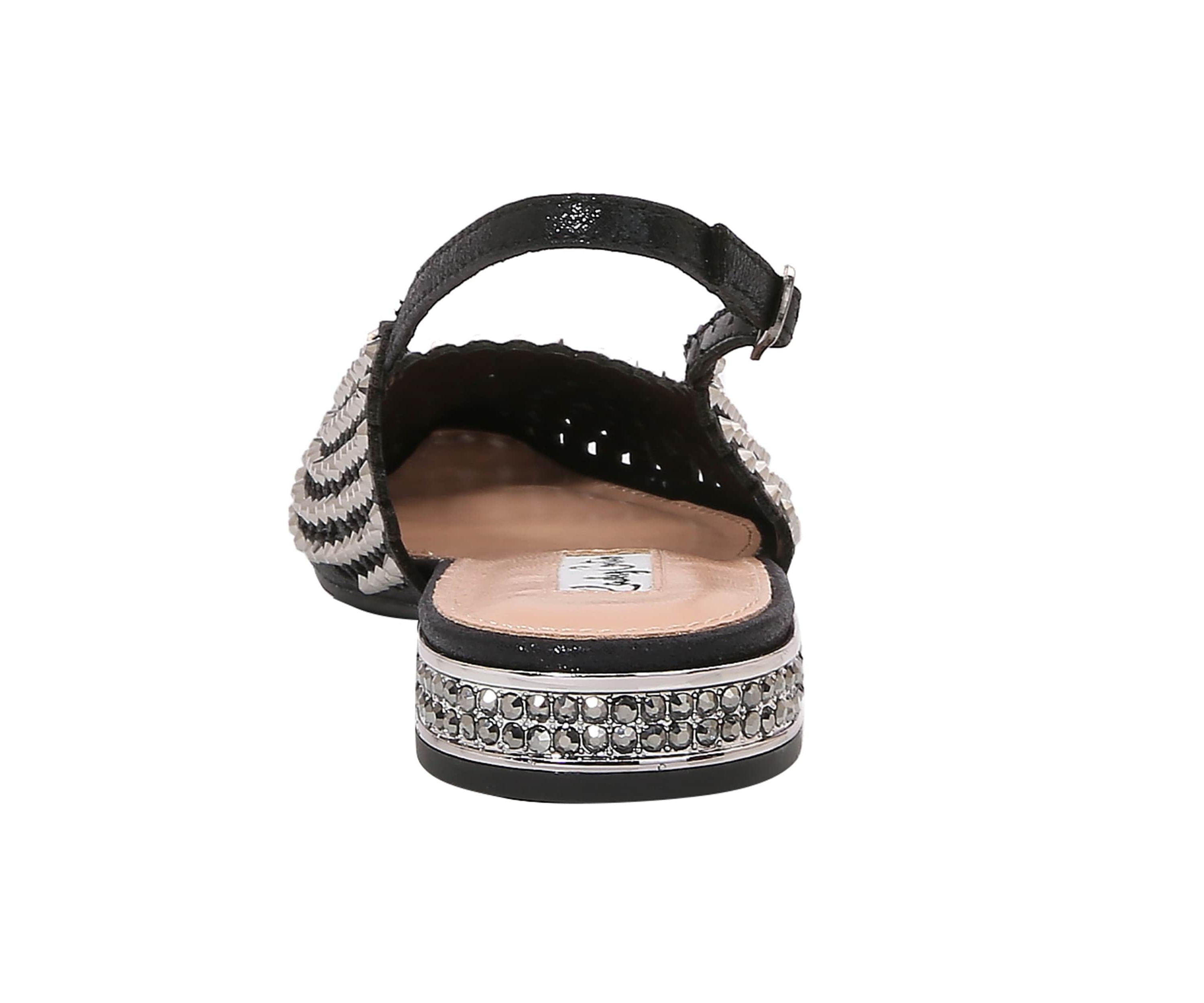 Emmy, Multi Jewels Flat Slingback