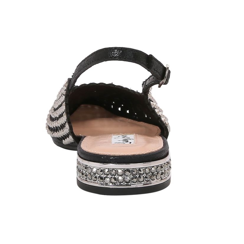 Emmy, Multi Jewels Flat Slingback