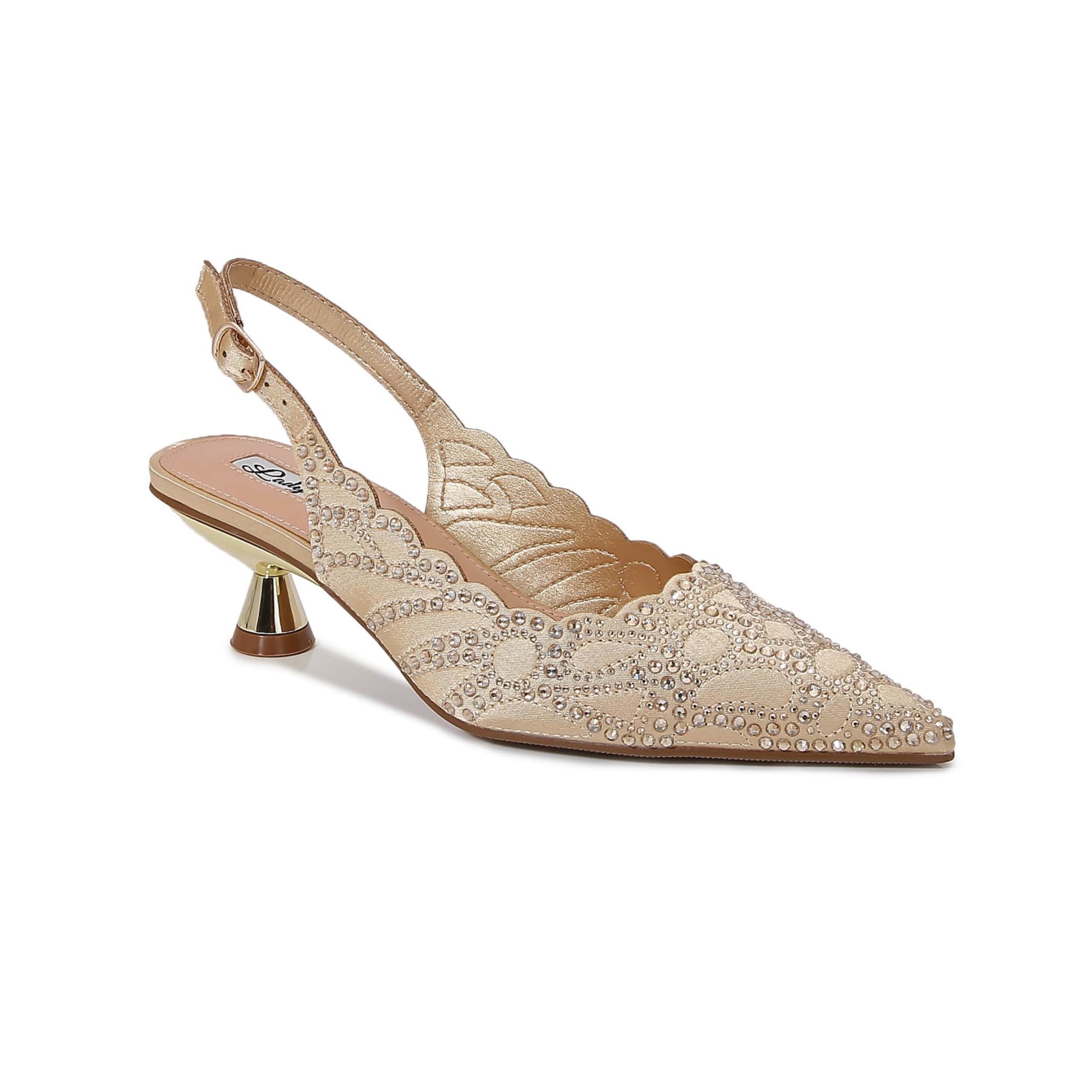 Kaite, Scallop Top Line Slingback