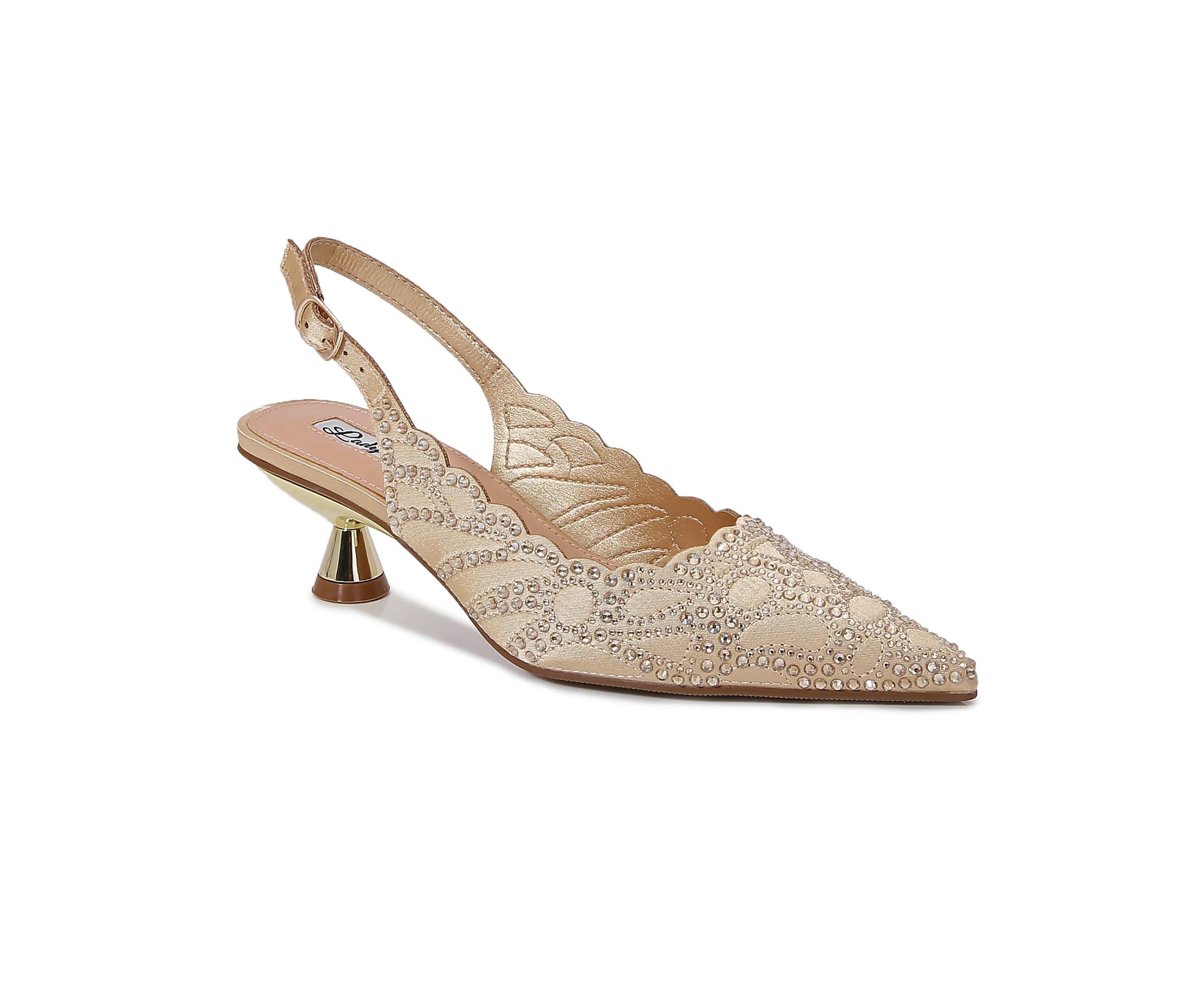 Kaite, Scallop Top Line Slingback