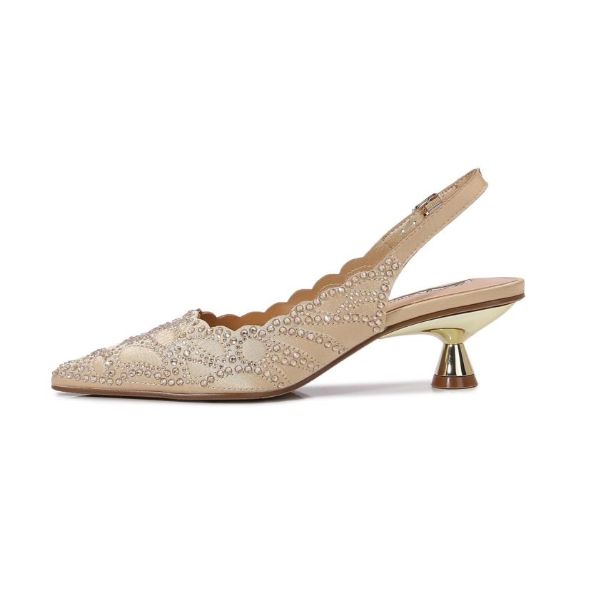 Kaite, Scallop Top Line Slingback