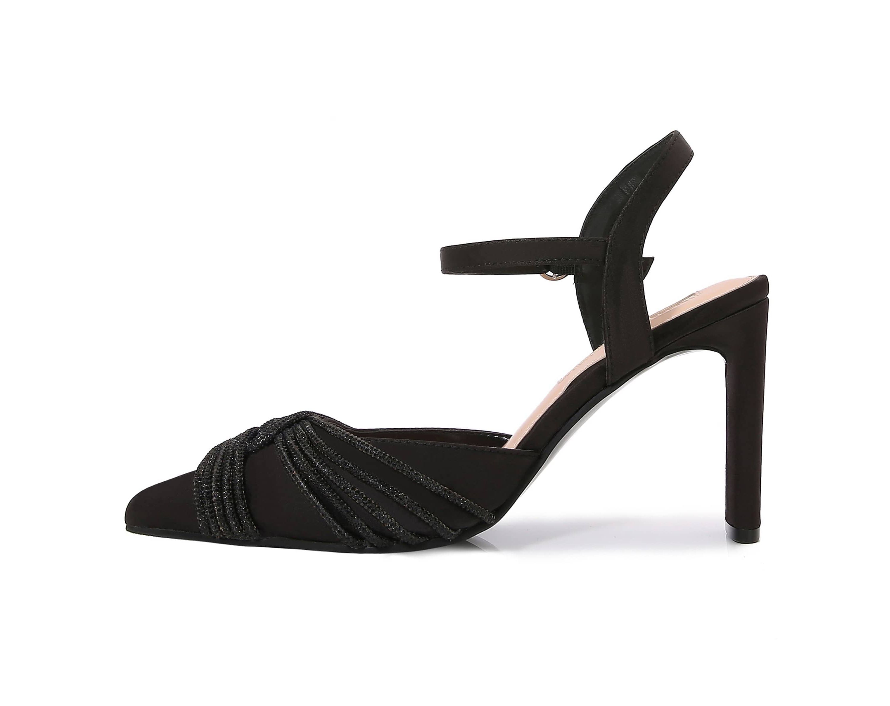 Fay, Satin Rhinestone Pump