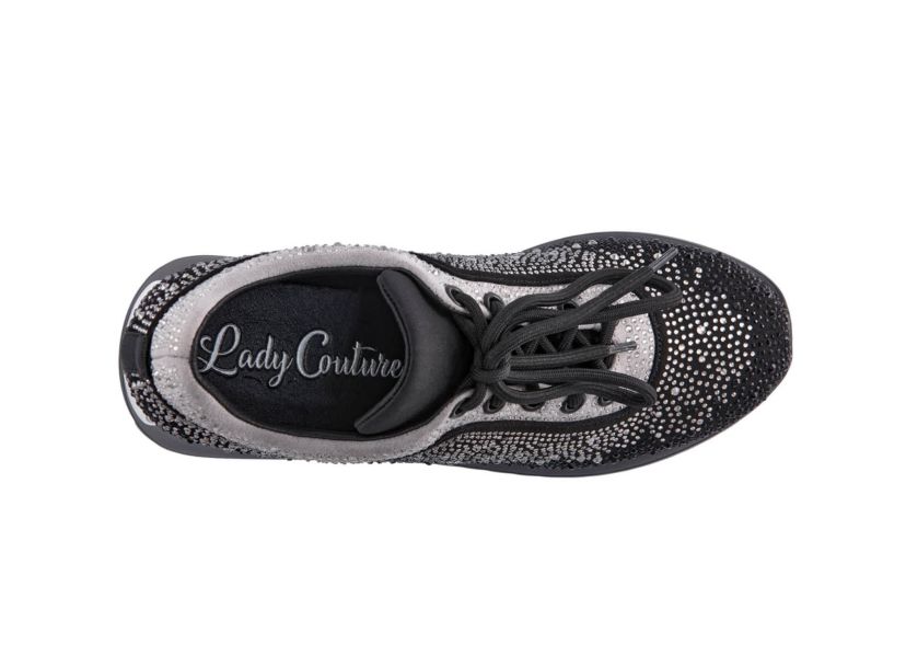 Jackpot, Glitz Fashion Athletic Sneaker On A Spring Look Wedge