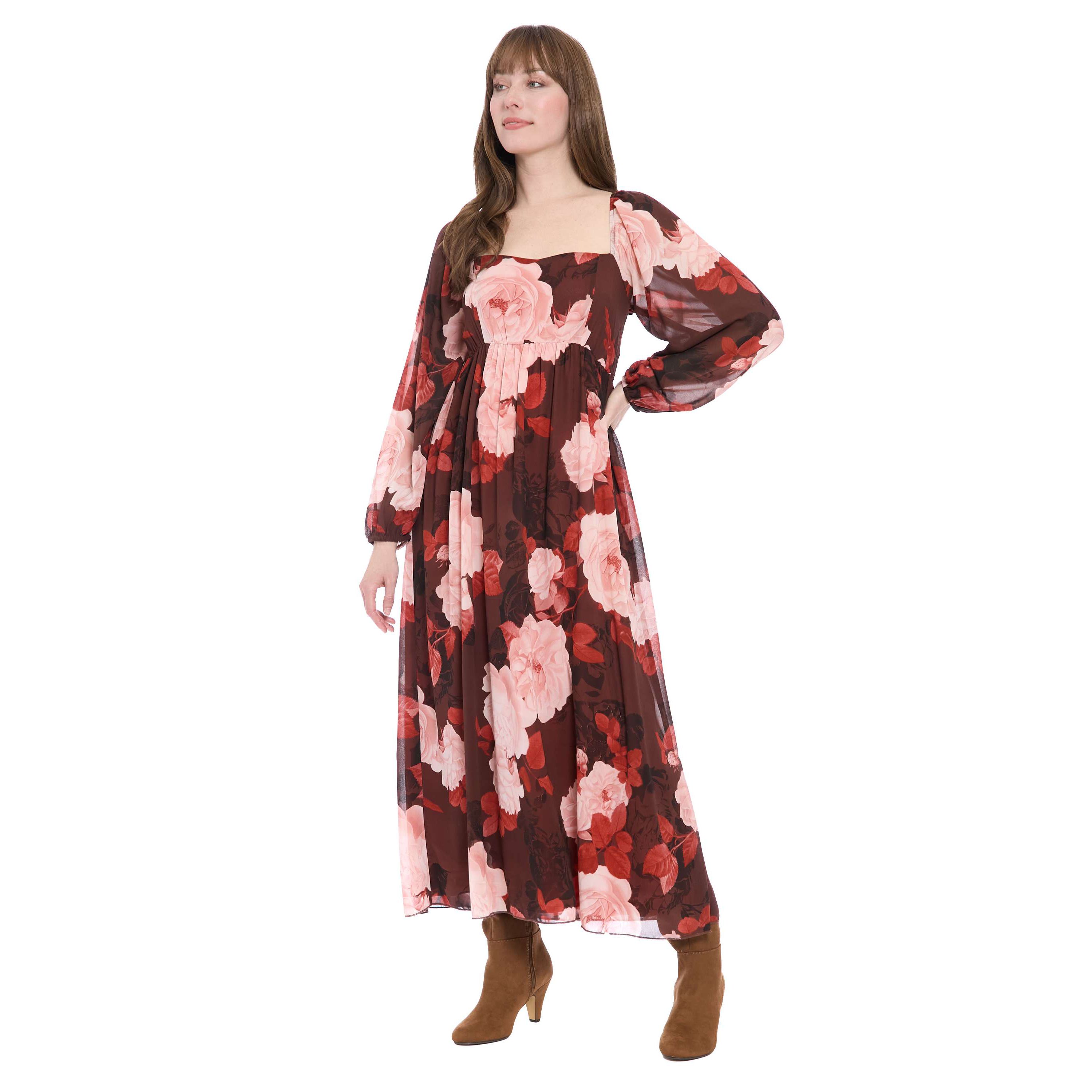 Embroidered A Line Dress