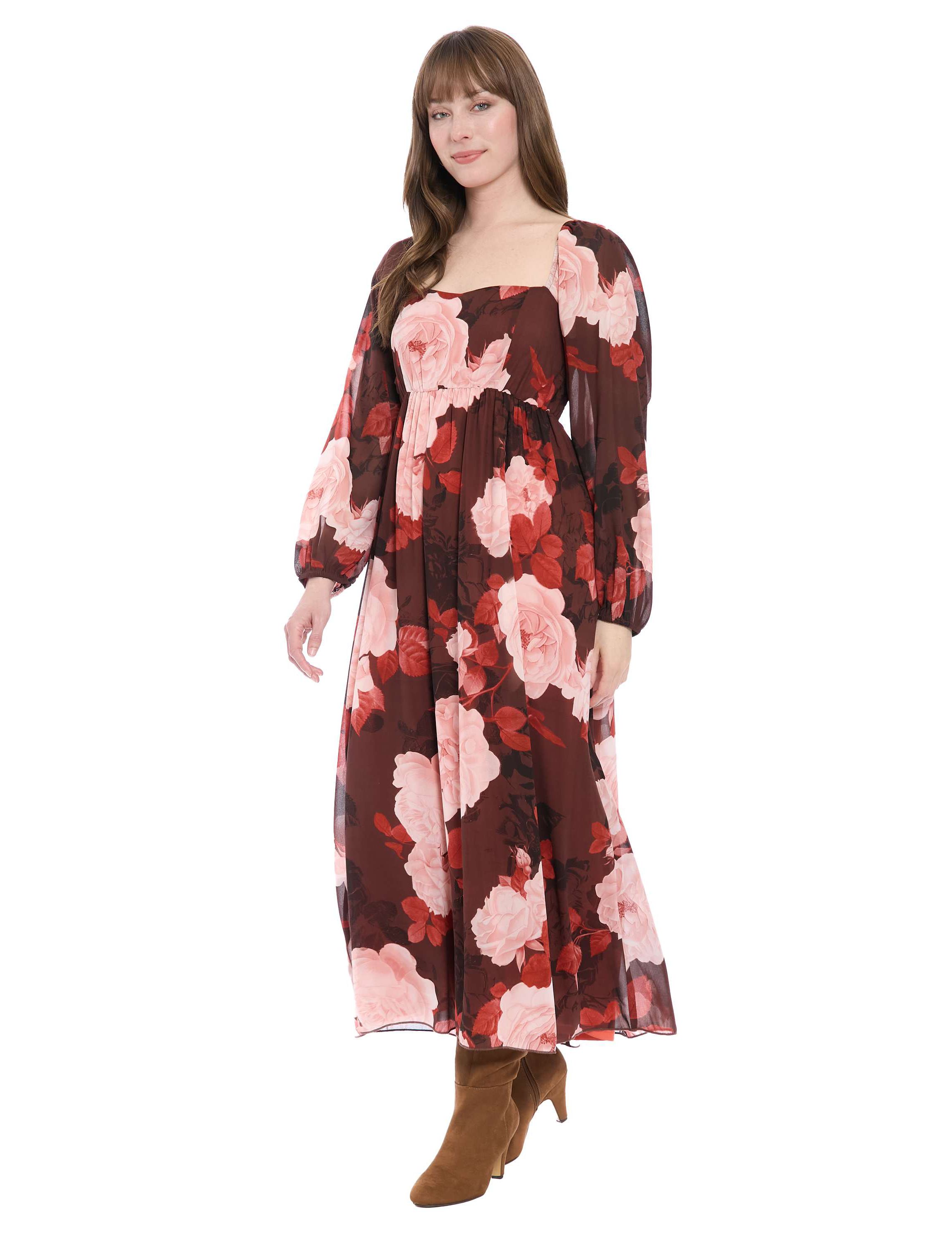 Bishop Sleeve Smocked Midi