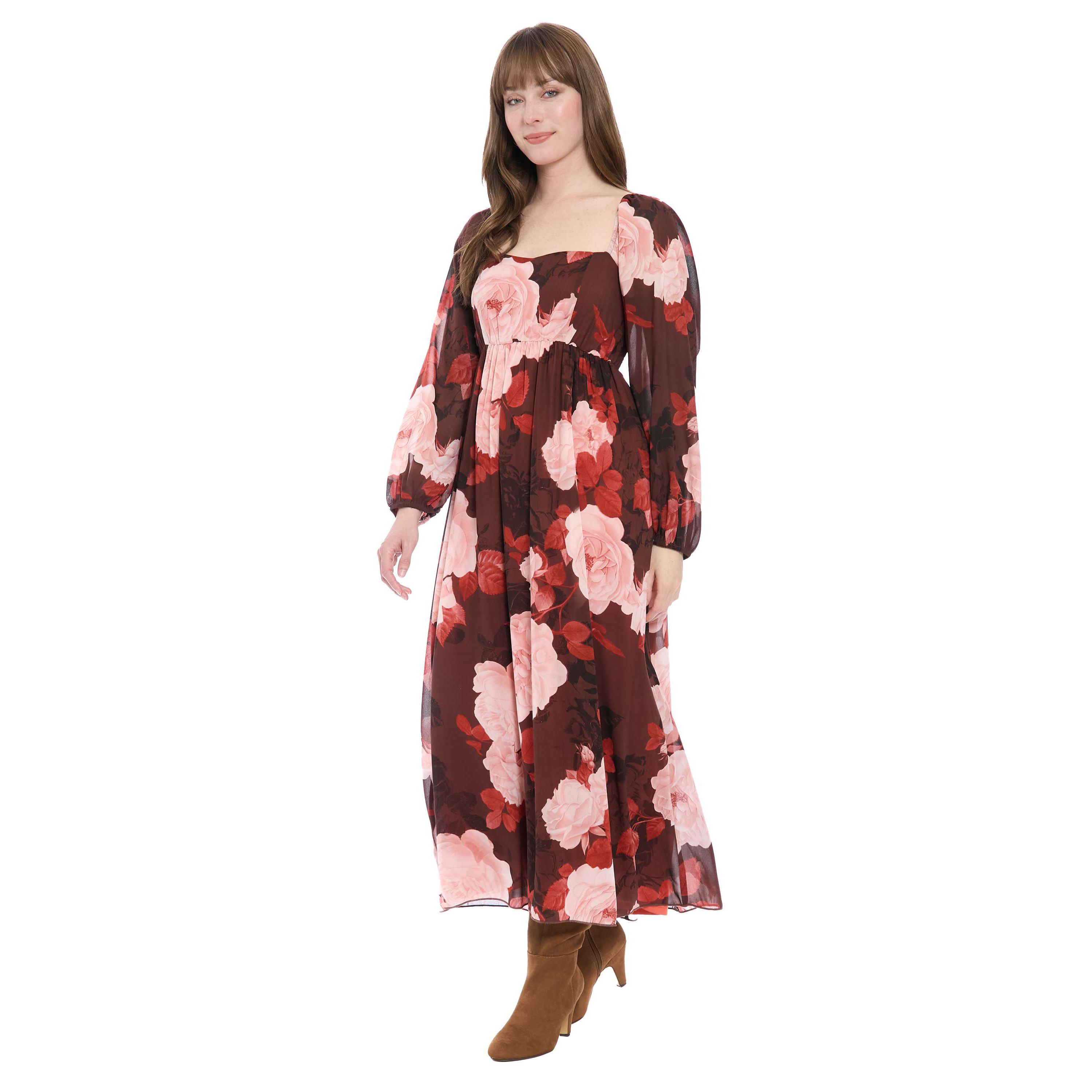 Bishop Sleeve Smocked Midi