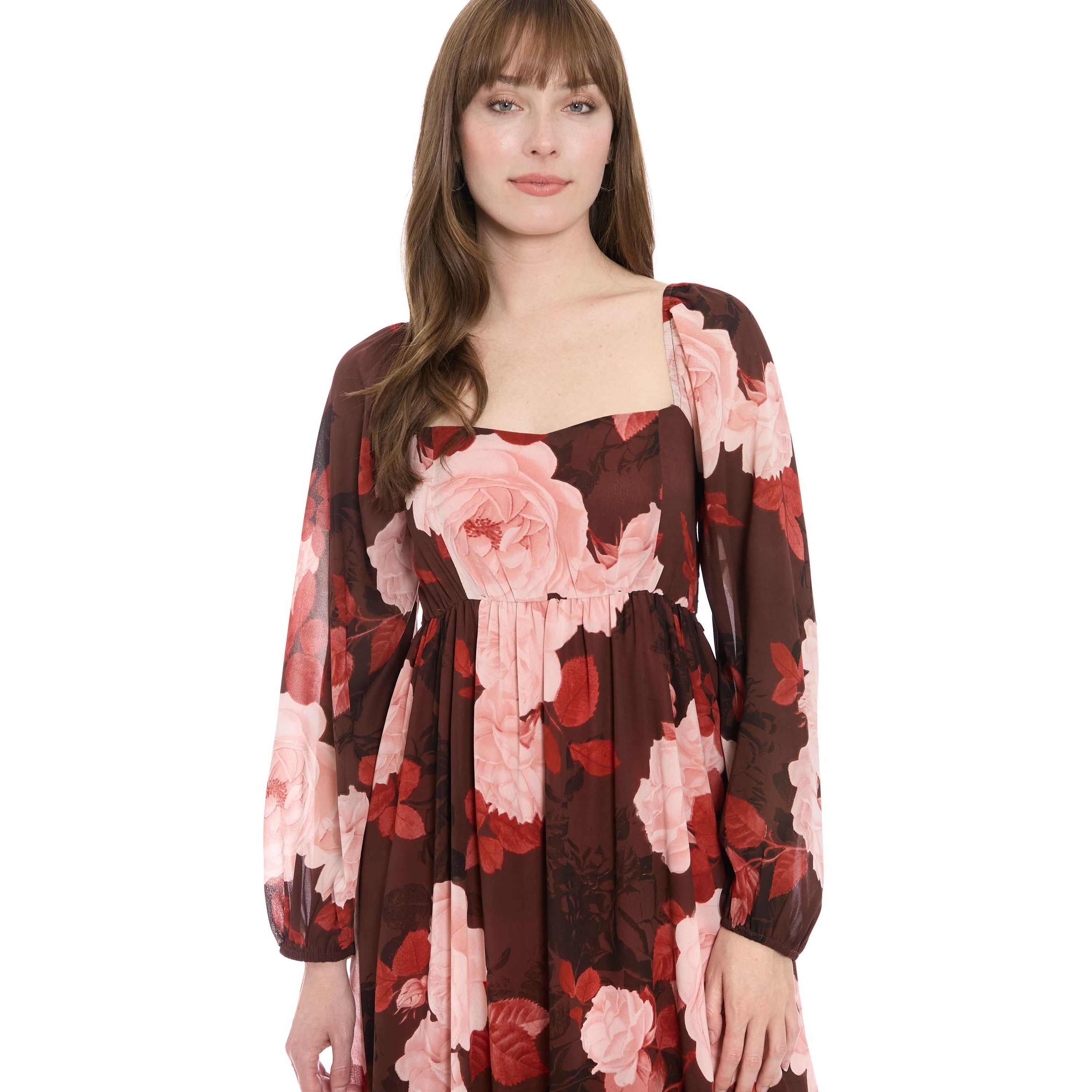 Bishop Sleeve Smocked Midi