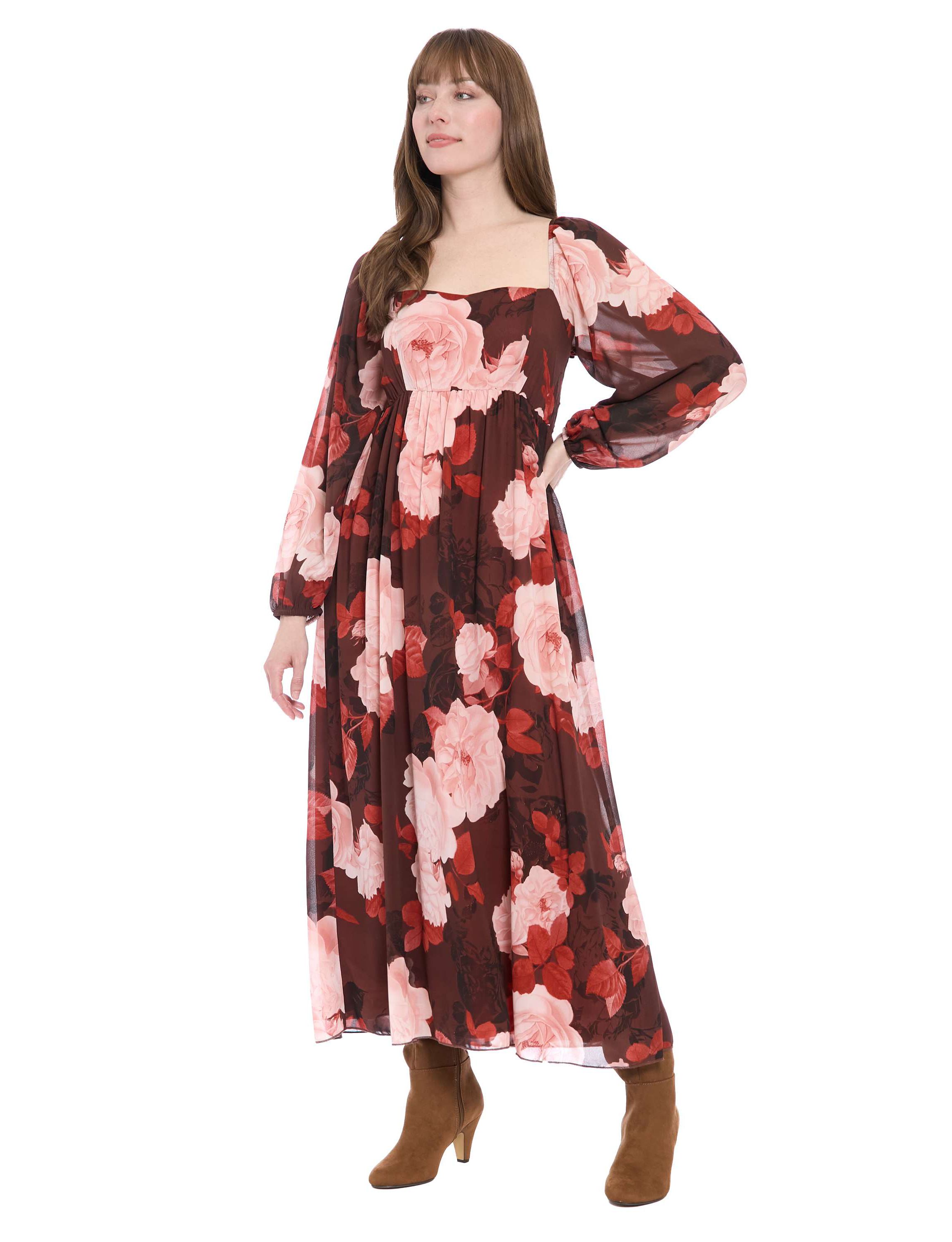 Bishop Sleeve Smocked Midi