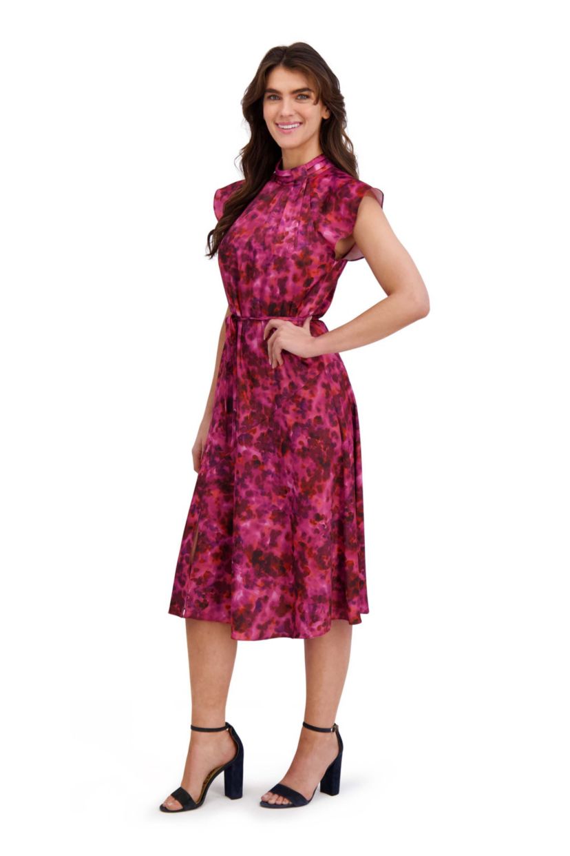 Flutter Sleeve Midi