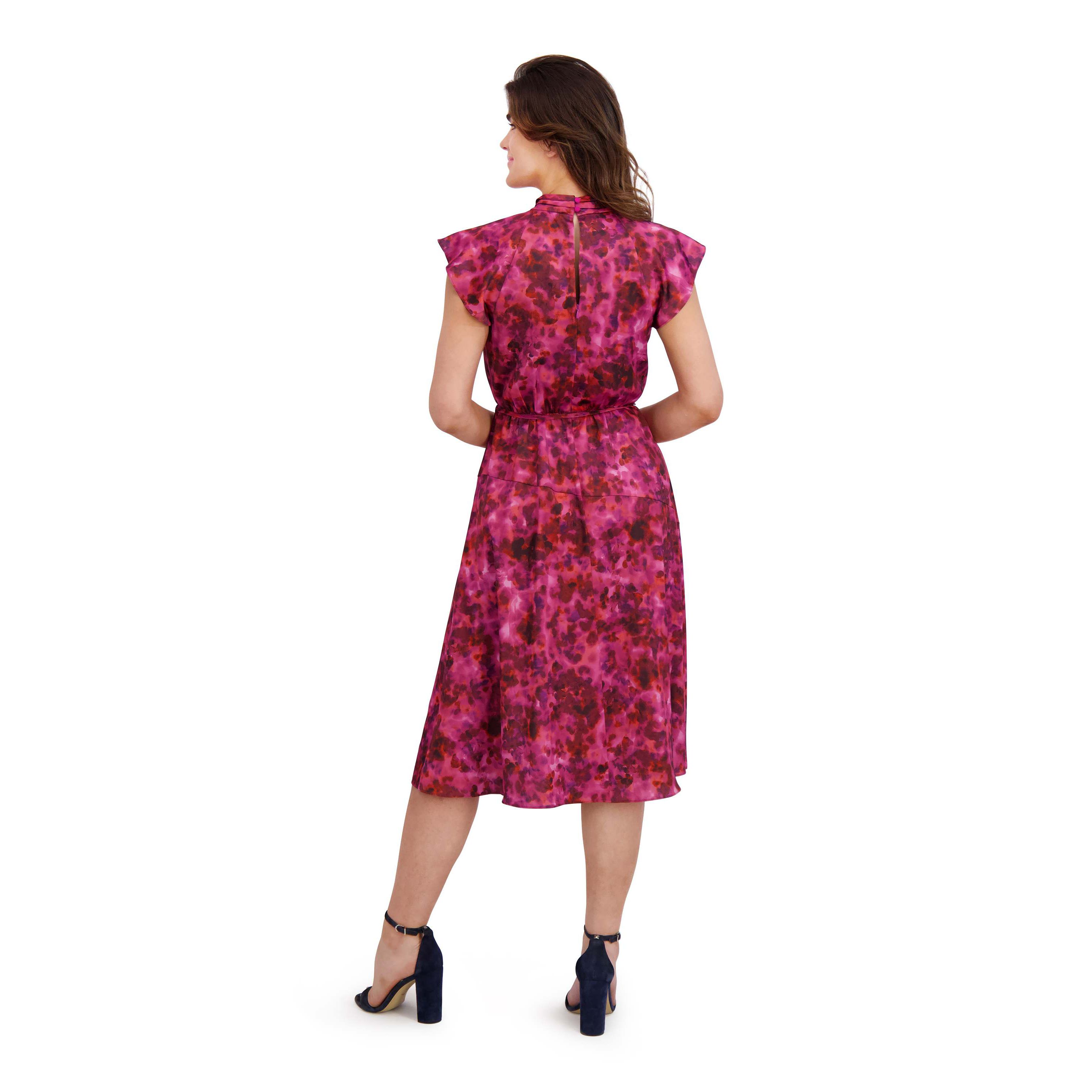 Flutter Sleeve Midi