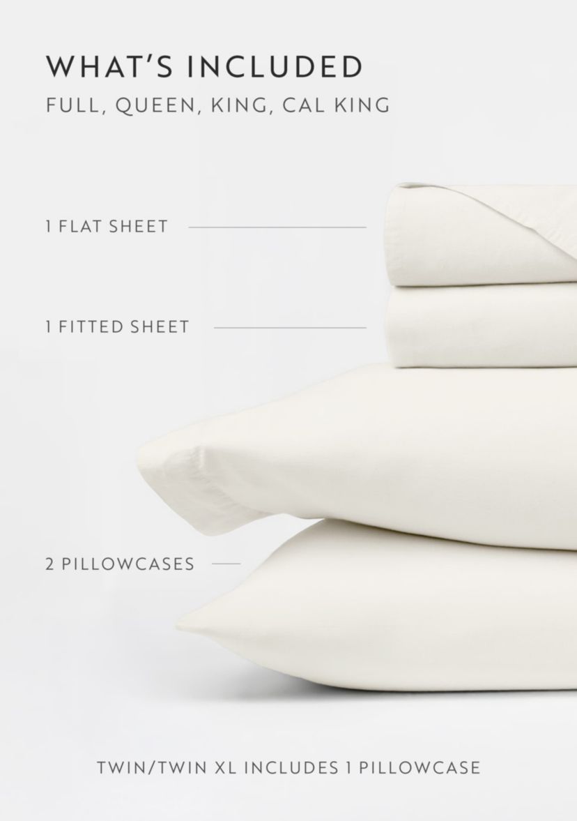 Ultra Soft 100% Cotton Solid Sheet Set