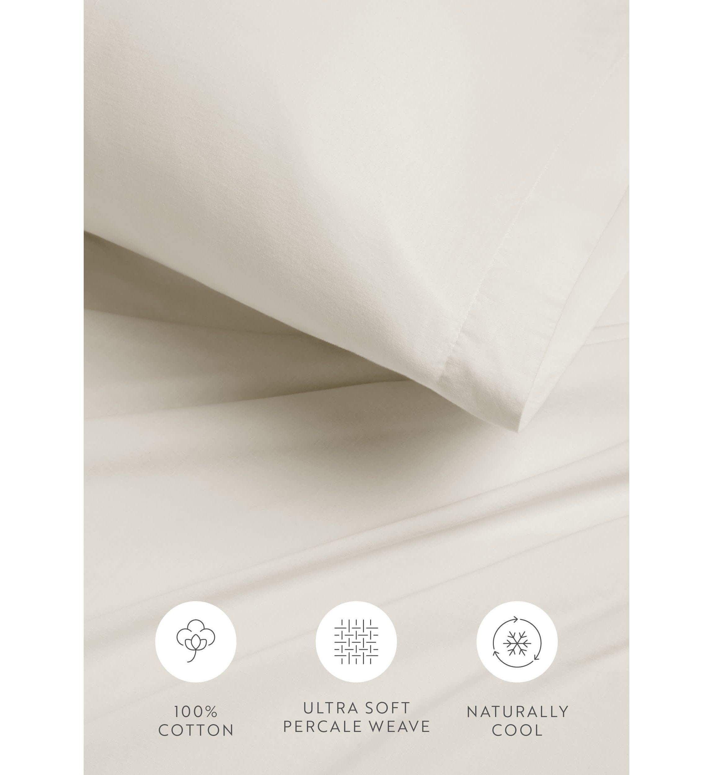 Ultra Soft 100% Cotton Solid Sheet Set