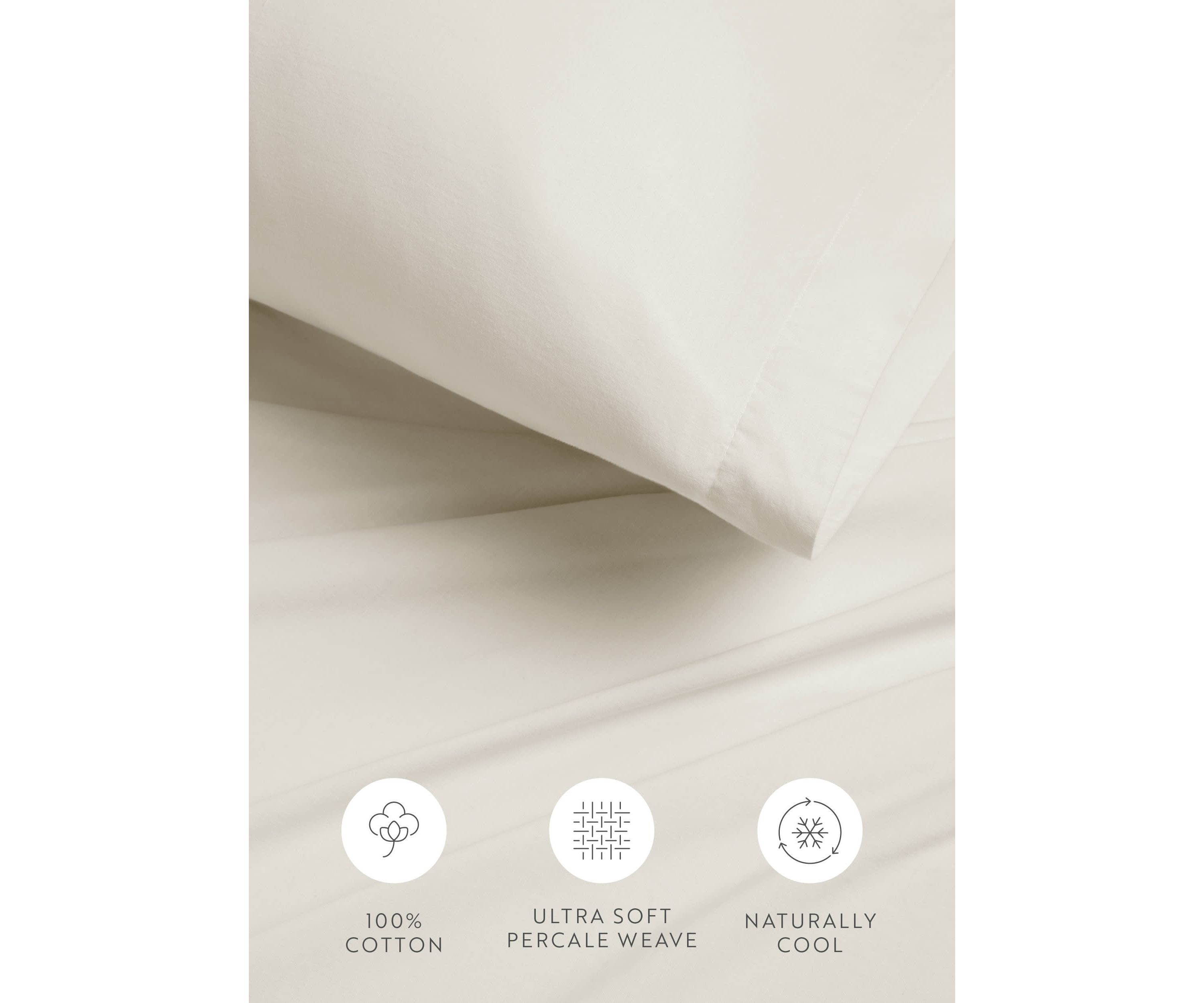 Ultra Soft 100% Cotton Solid Sheet Set
