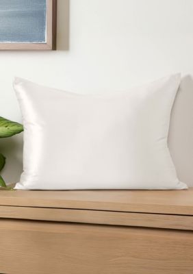 Luxury Inn 100% Mulberry Silk Pillowcase, White, Standard