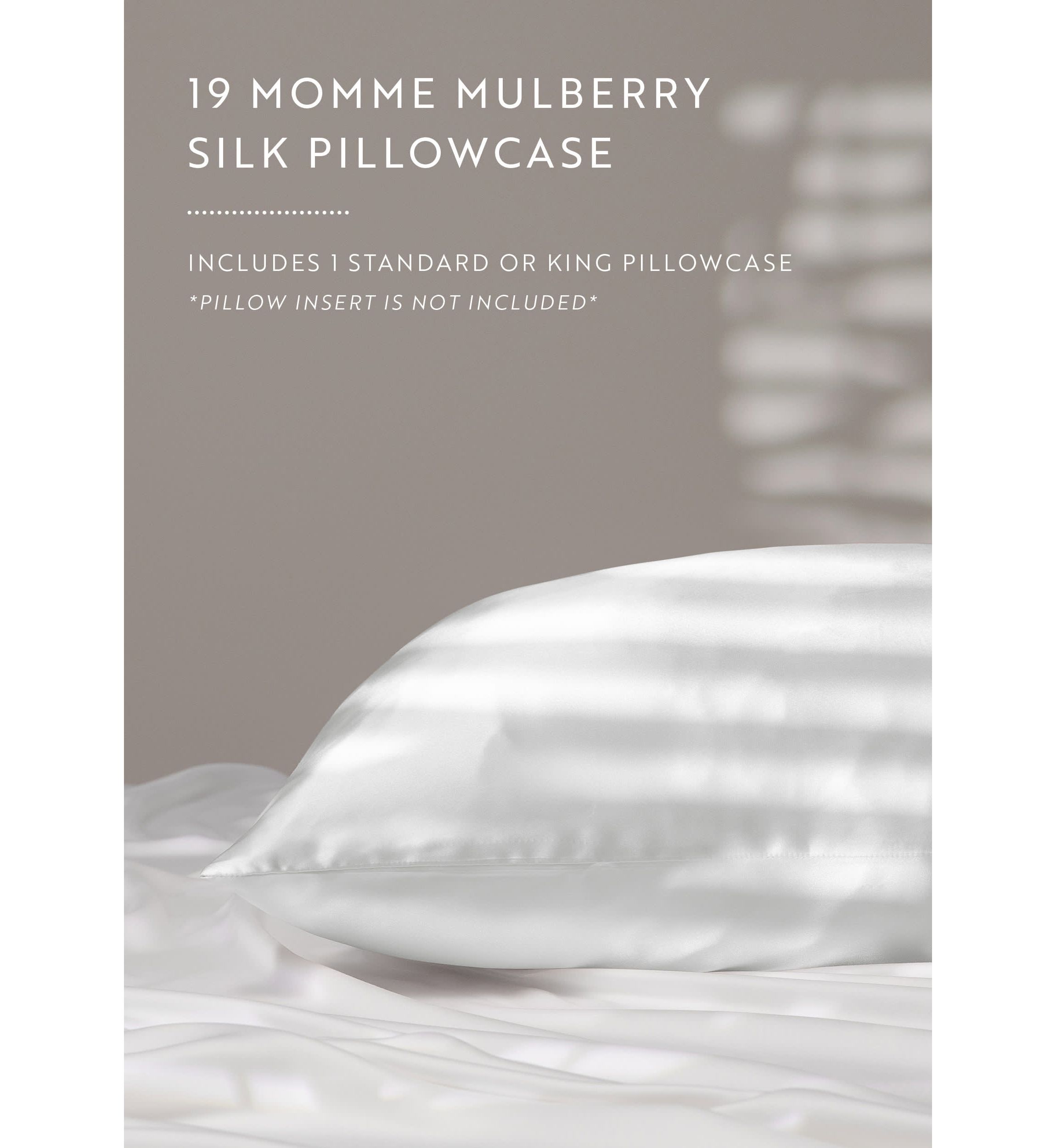 100% Mulberry Silk Pillowcase