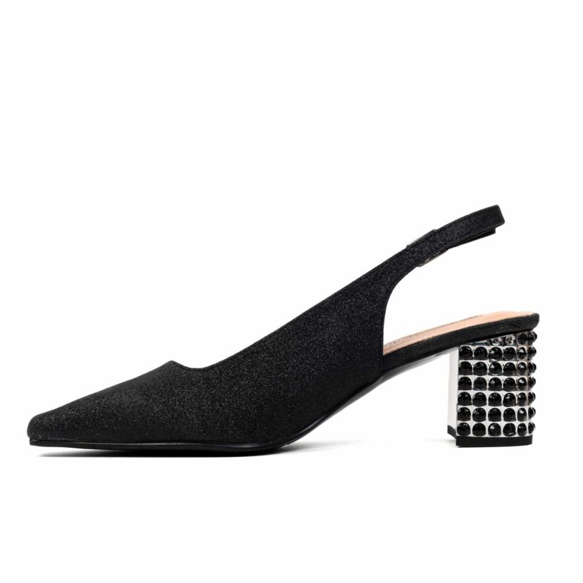 Natalie, Rhinestone Heel Slingback
