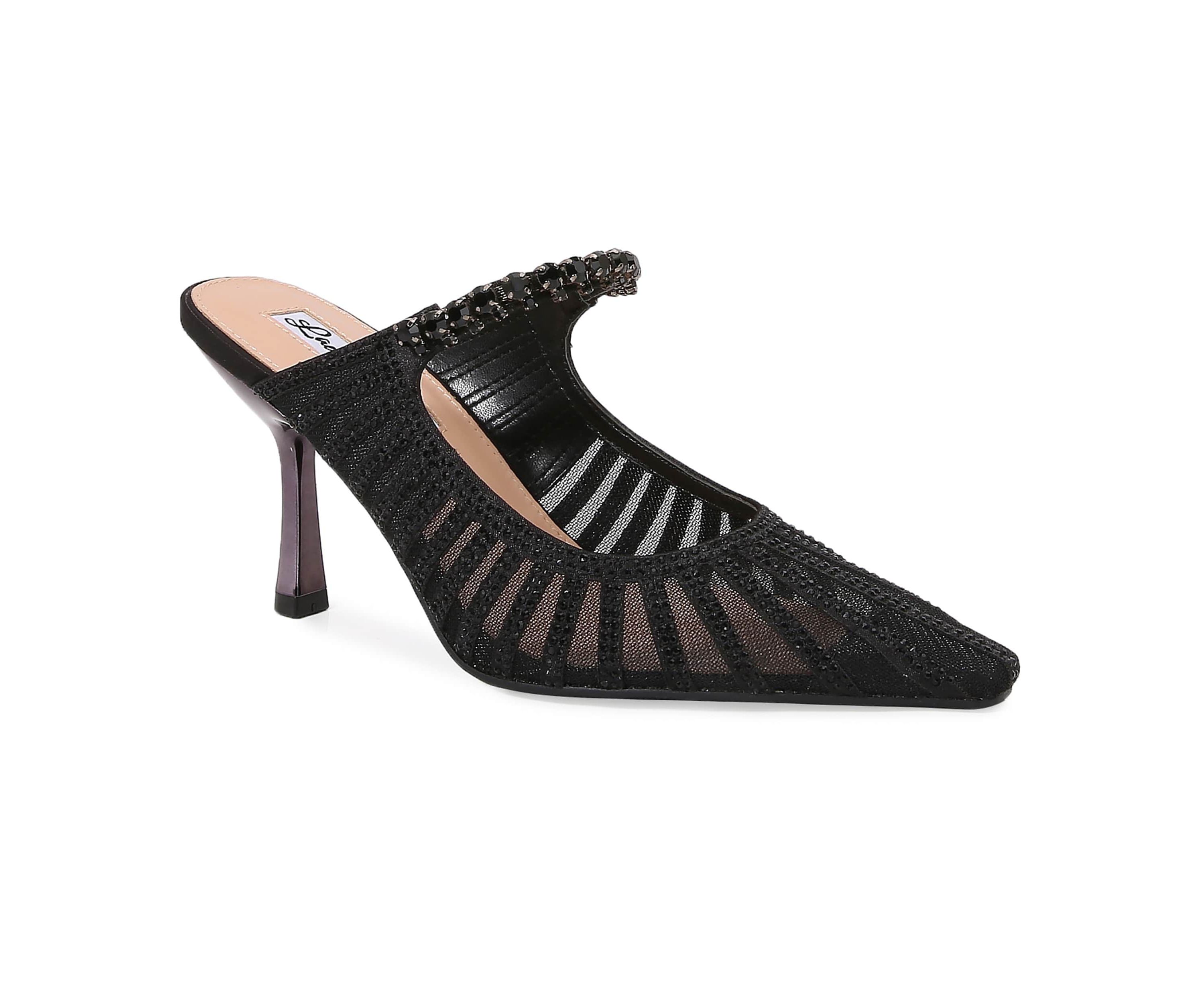 Love, Mesh Rhinestone Slide