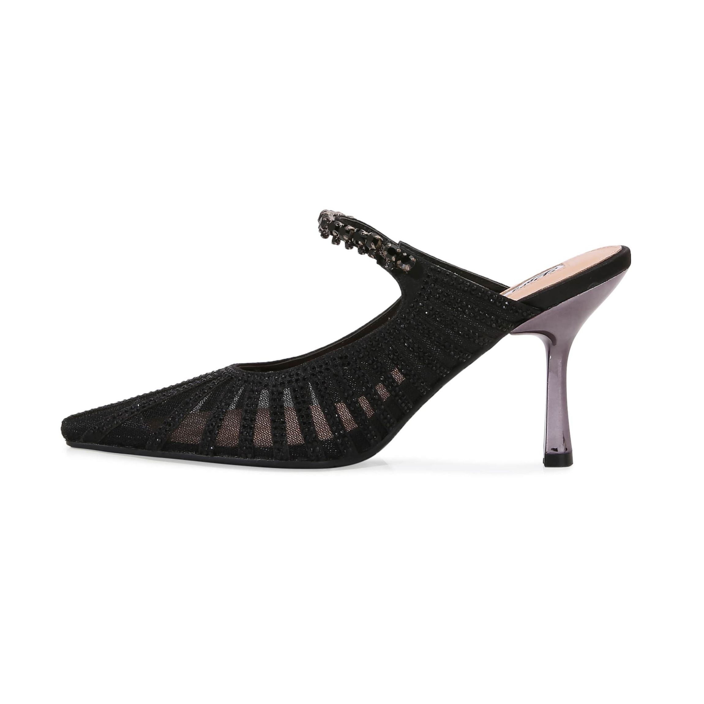 Love, Mesh Rhinestone Slide