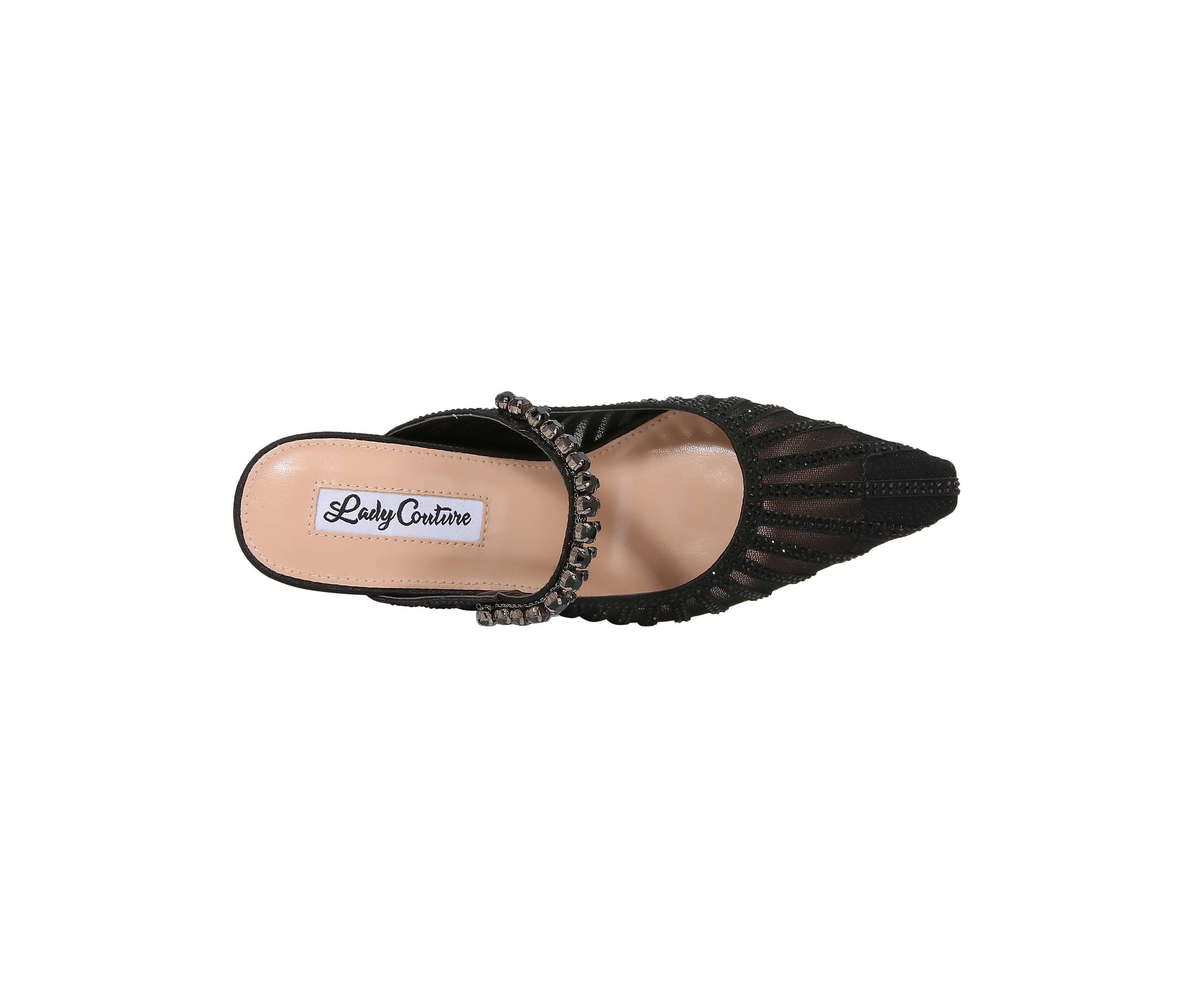 Love, Mesh Rhinestone Slide