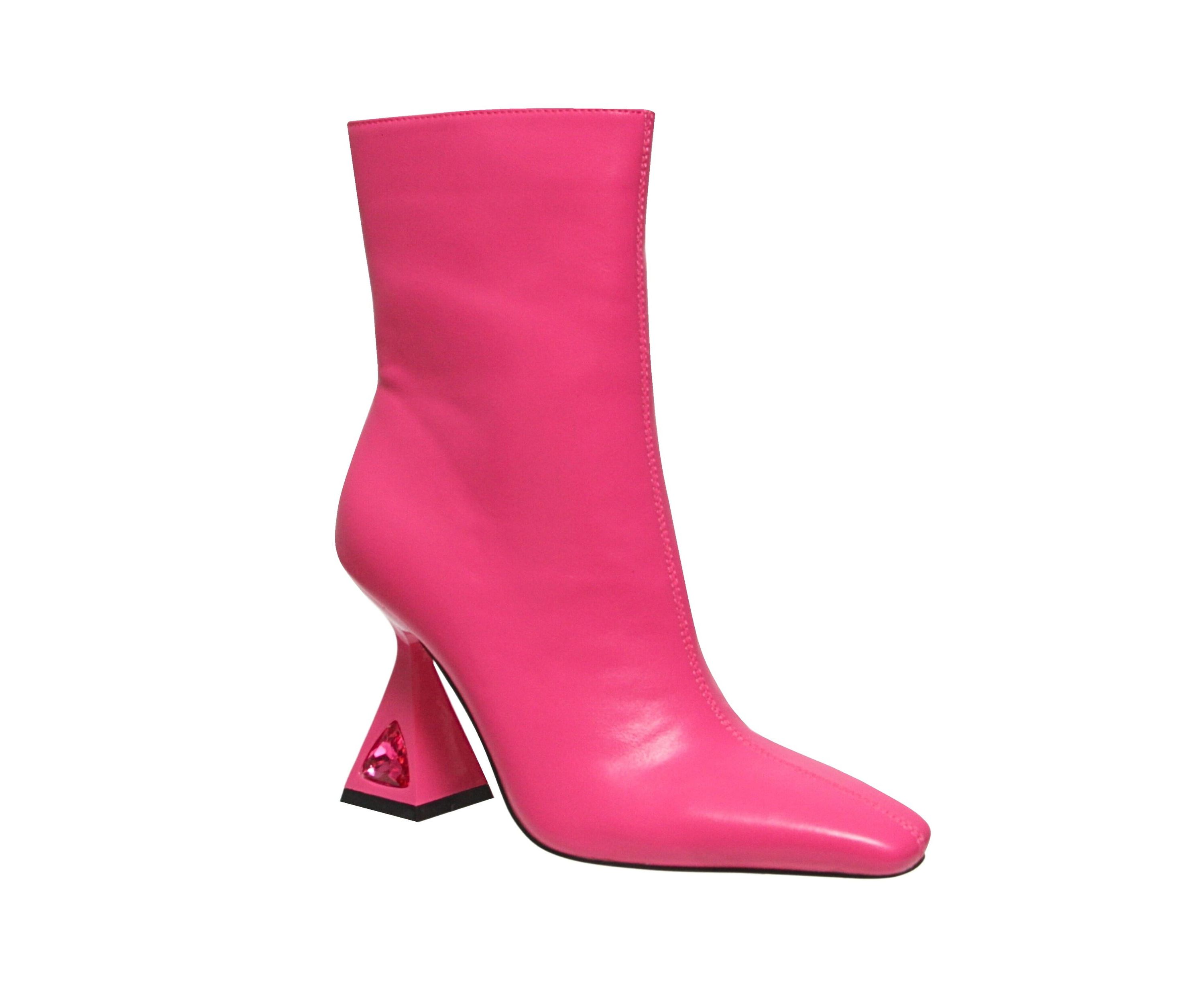 Molly, Jewel Metallic Heel Bootie