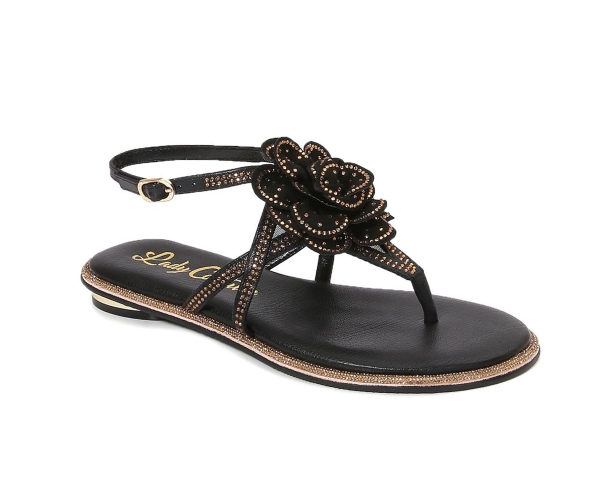 Maui, Flower Thong Flat Sandal