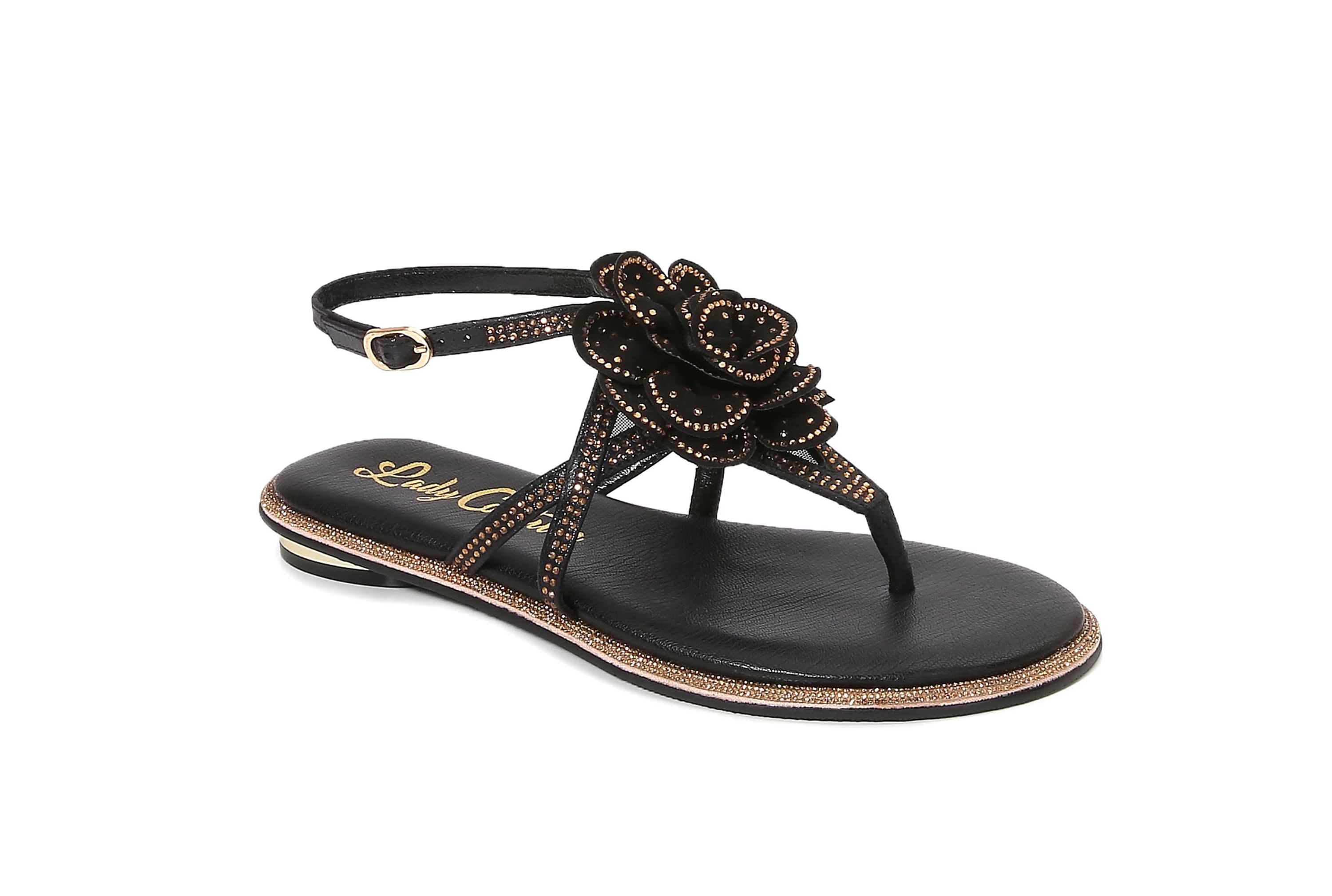 Maui, Flower Thong Flat Sandal