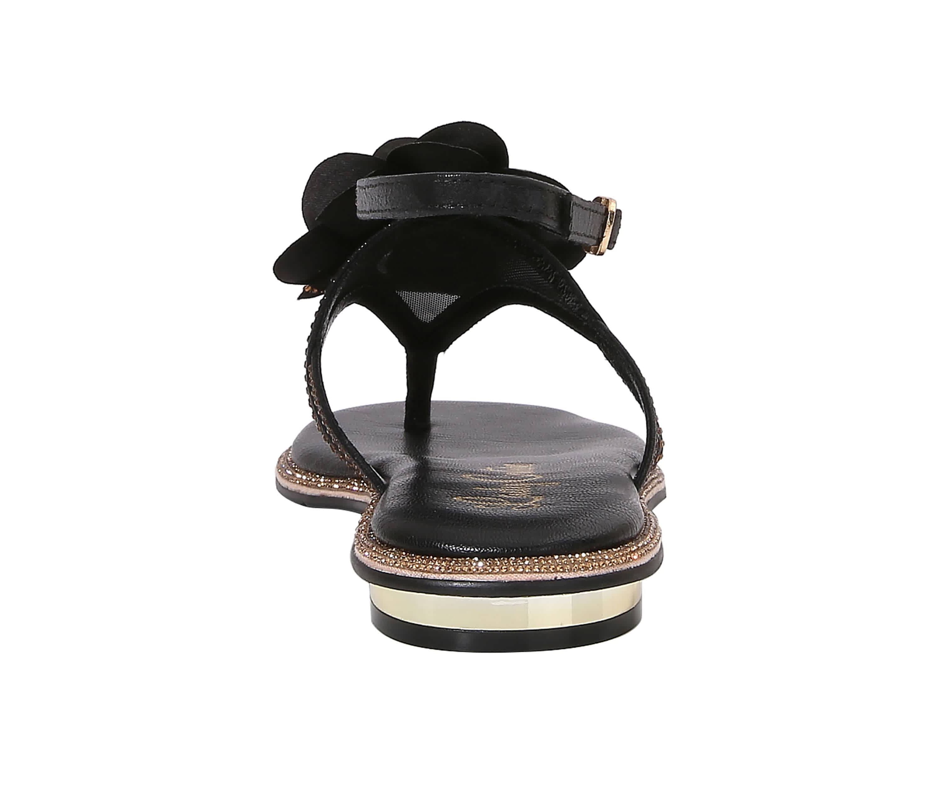 Maui, Flower Thong Flat Sandal