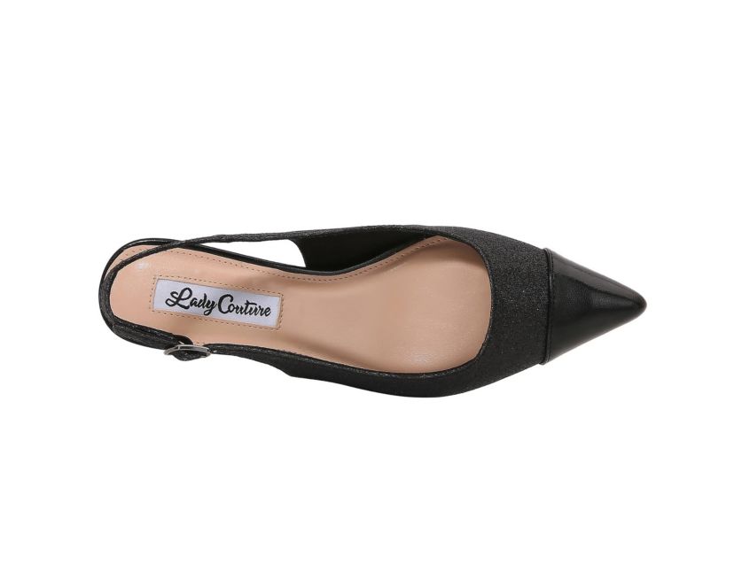 Saphire, Jewel Heel Slingback