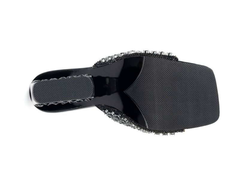 Royal, Rhinestone Jewel Heel Slide