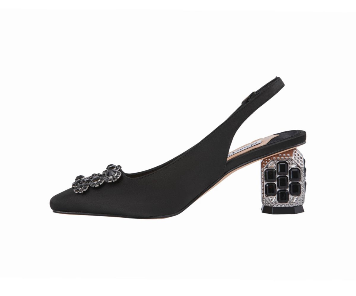 Precious, Jewel Heel Buckle Slingback