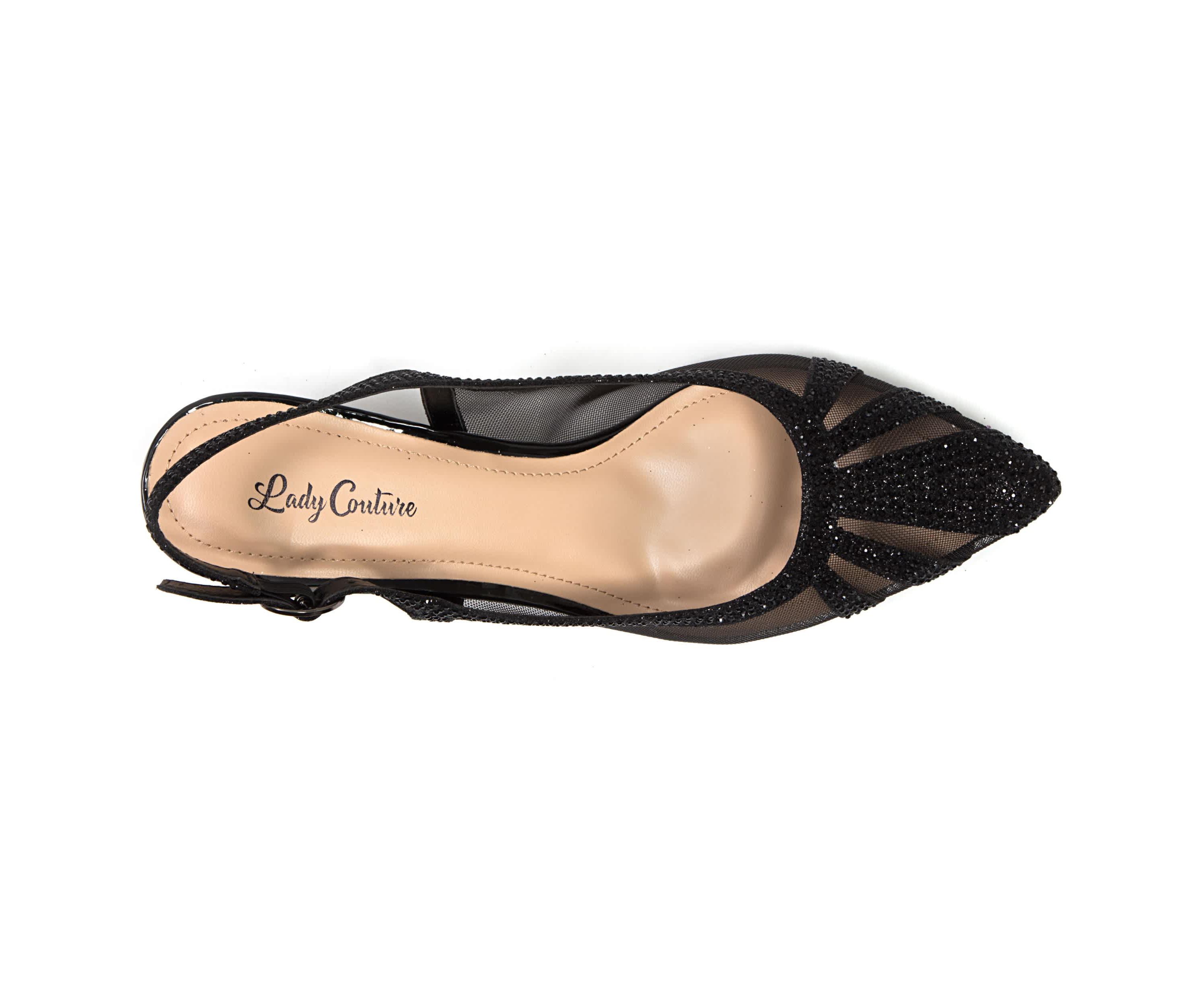 Macy, Rhinestone Trimmed Slingback Pump