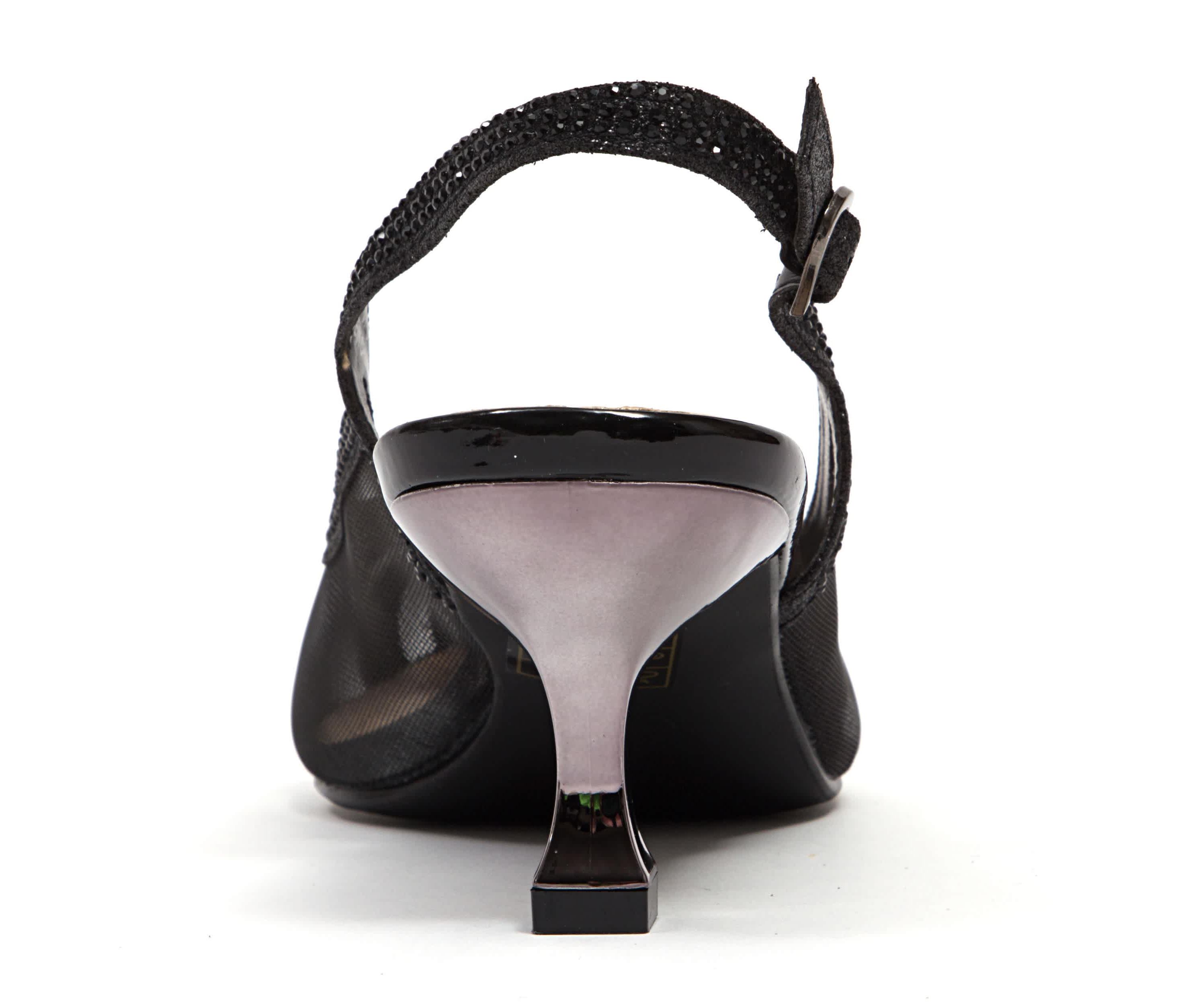 Macy, Rhinestone Trimmed Slingback Pump