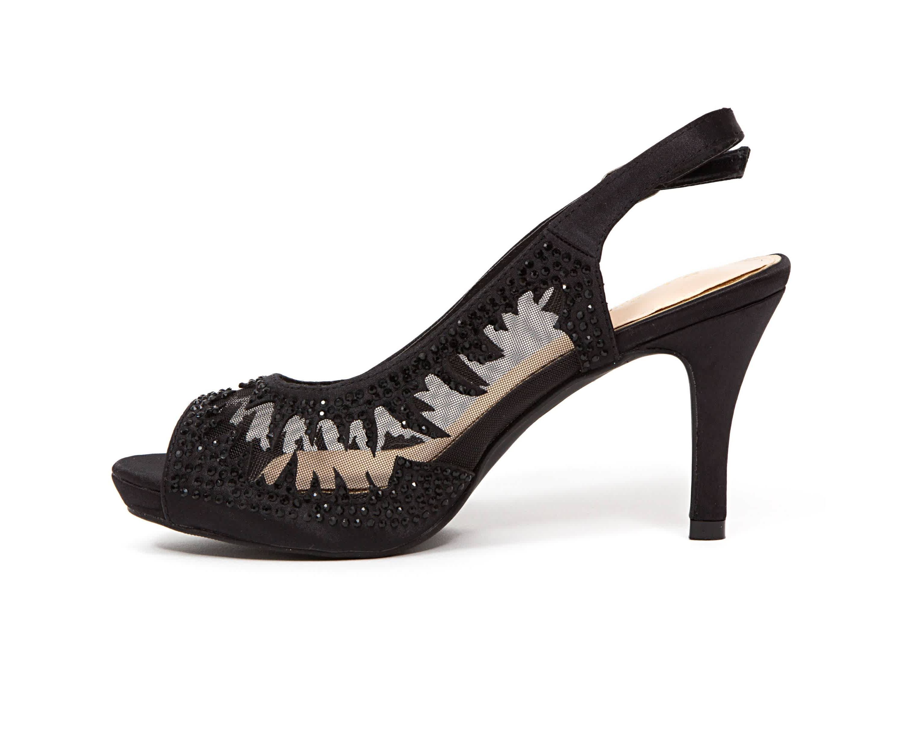 Spicy, Mesh Platform Sling Back