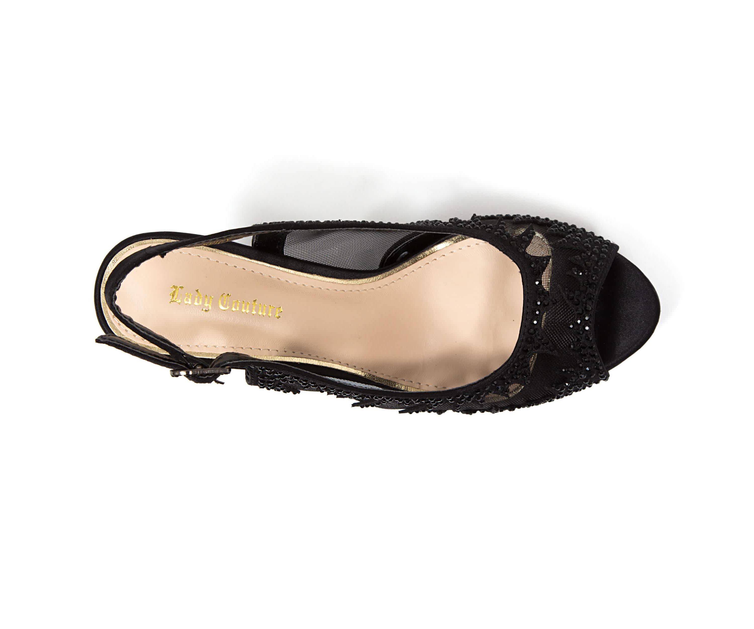 Spicy, Mesh Platform Sling Back