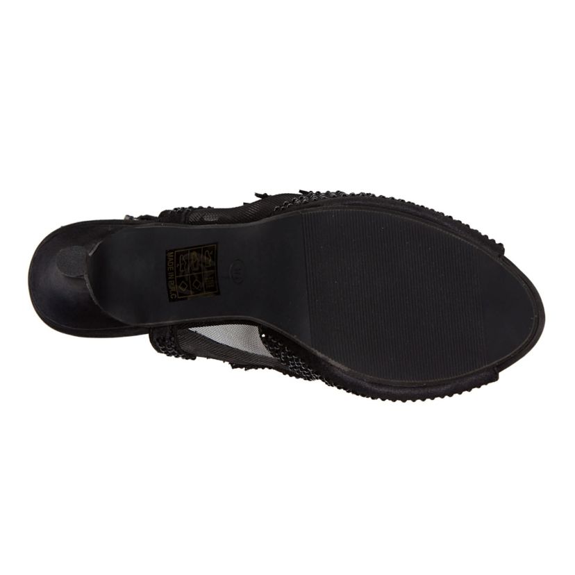 Spicy, Mesh Platform Sling Back