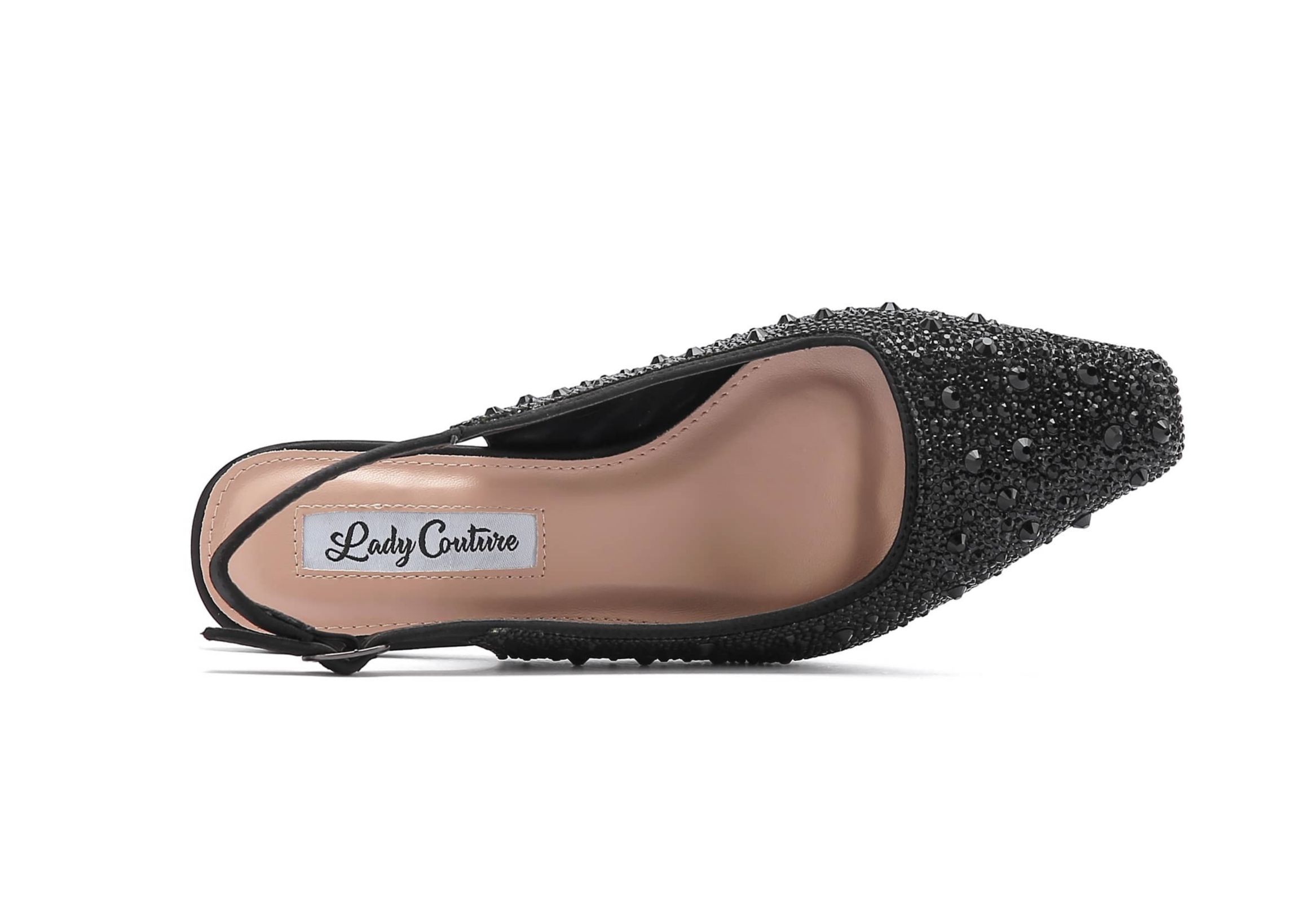 Ronda, Rhinestones, Jewel Heel Slingback