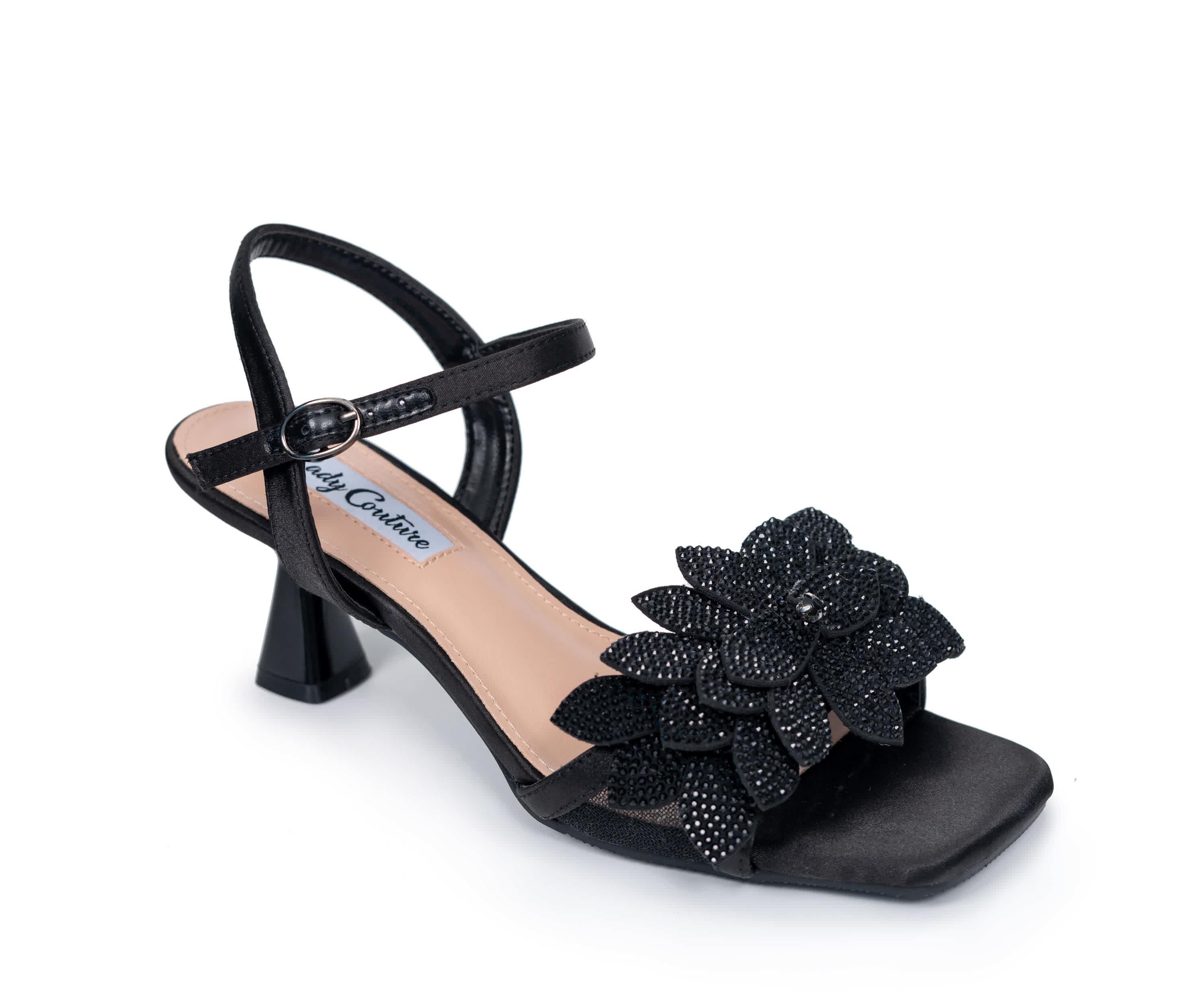 Lori, Flower Rhinestone Sandal
