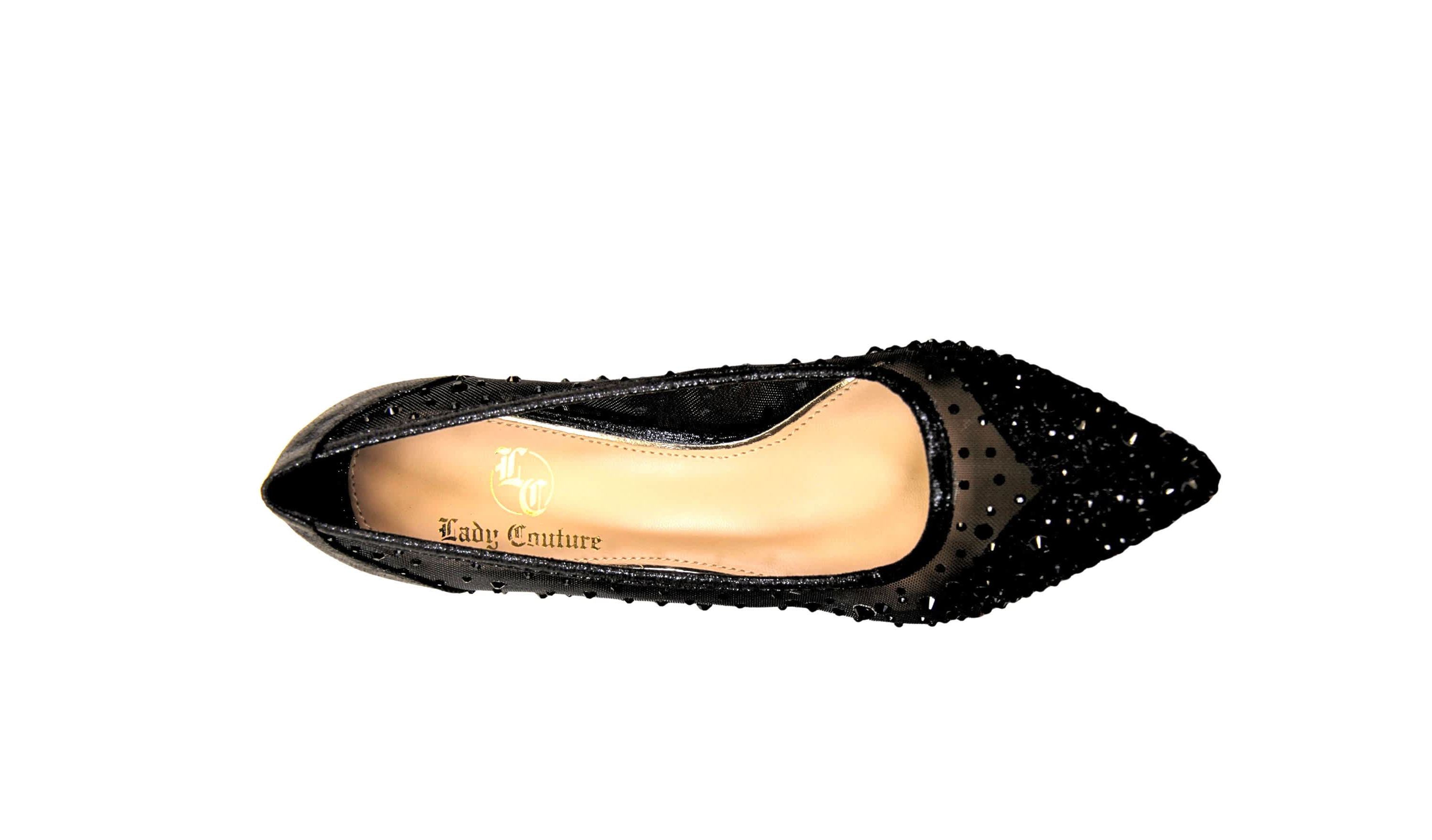 Silk, Rhinestone Mesh Dressy Pump
