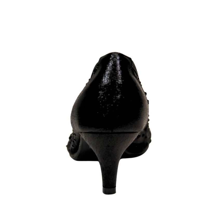 Silk, Rhinestone Mesh Dressy Pump