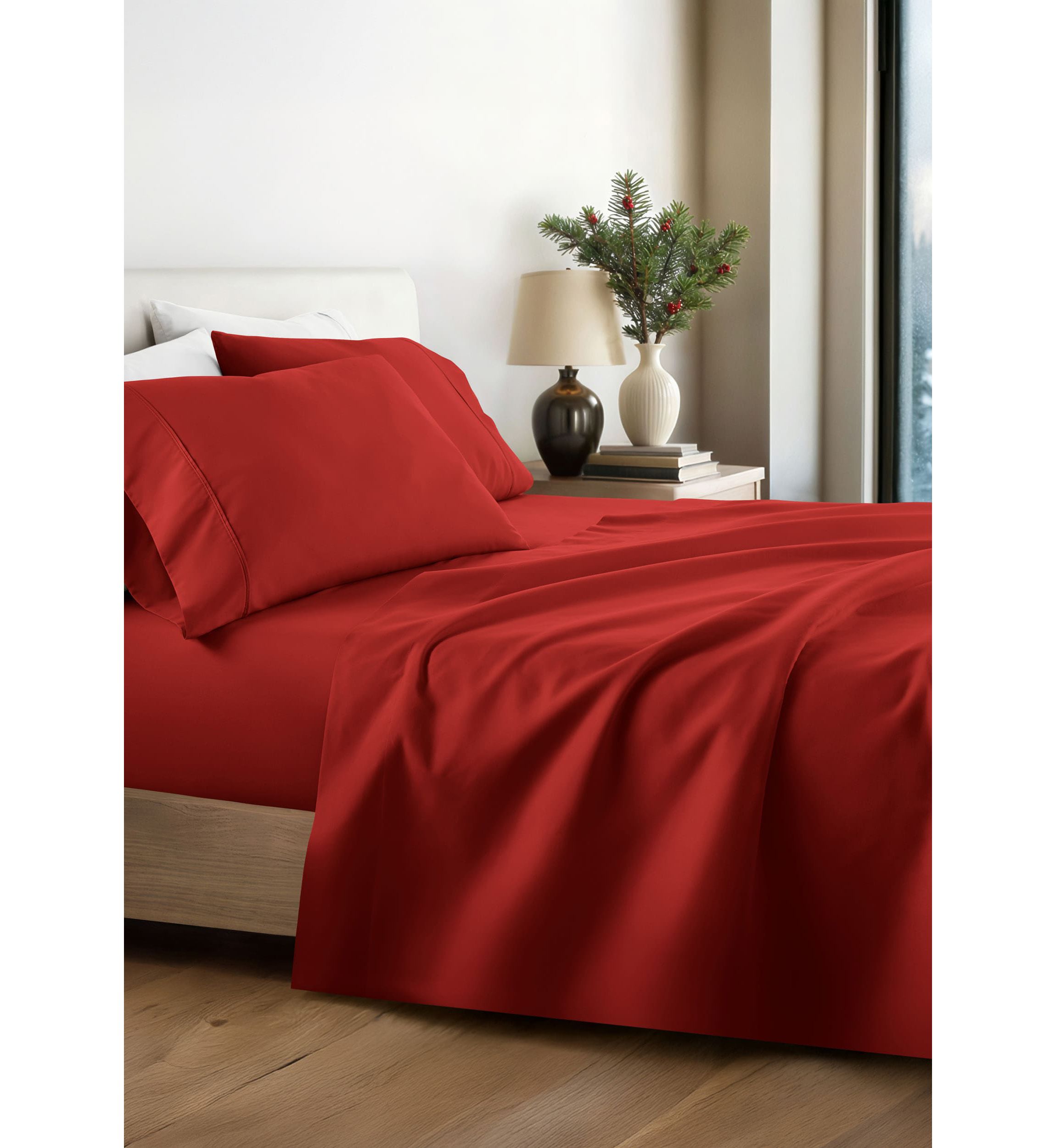 Ultra Soft Solid Christmas Sheet Set