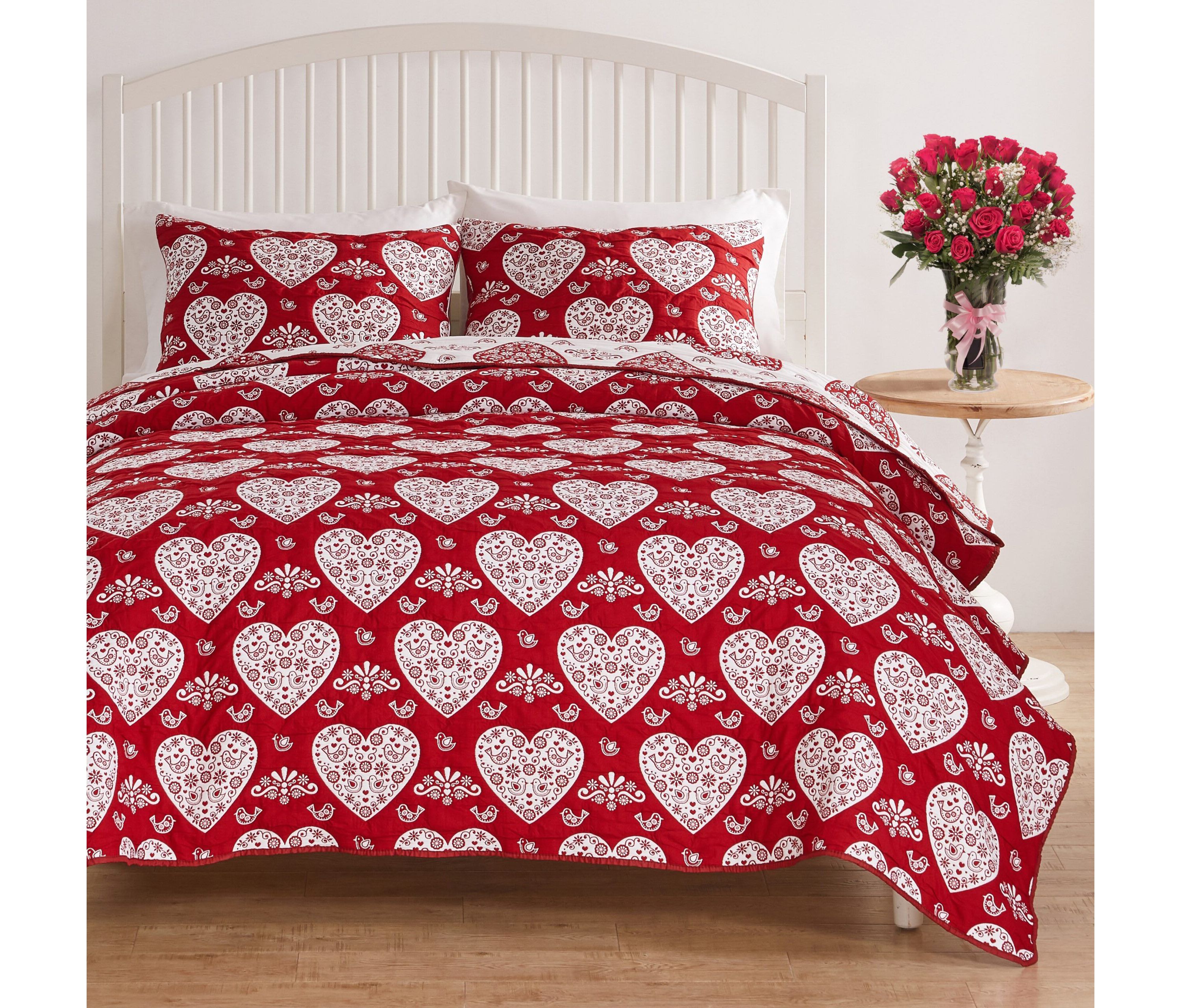 Lovebirds Coverlet Set