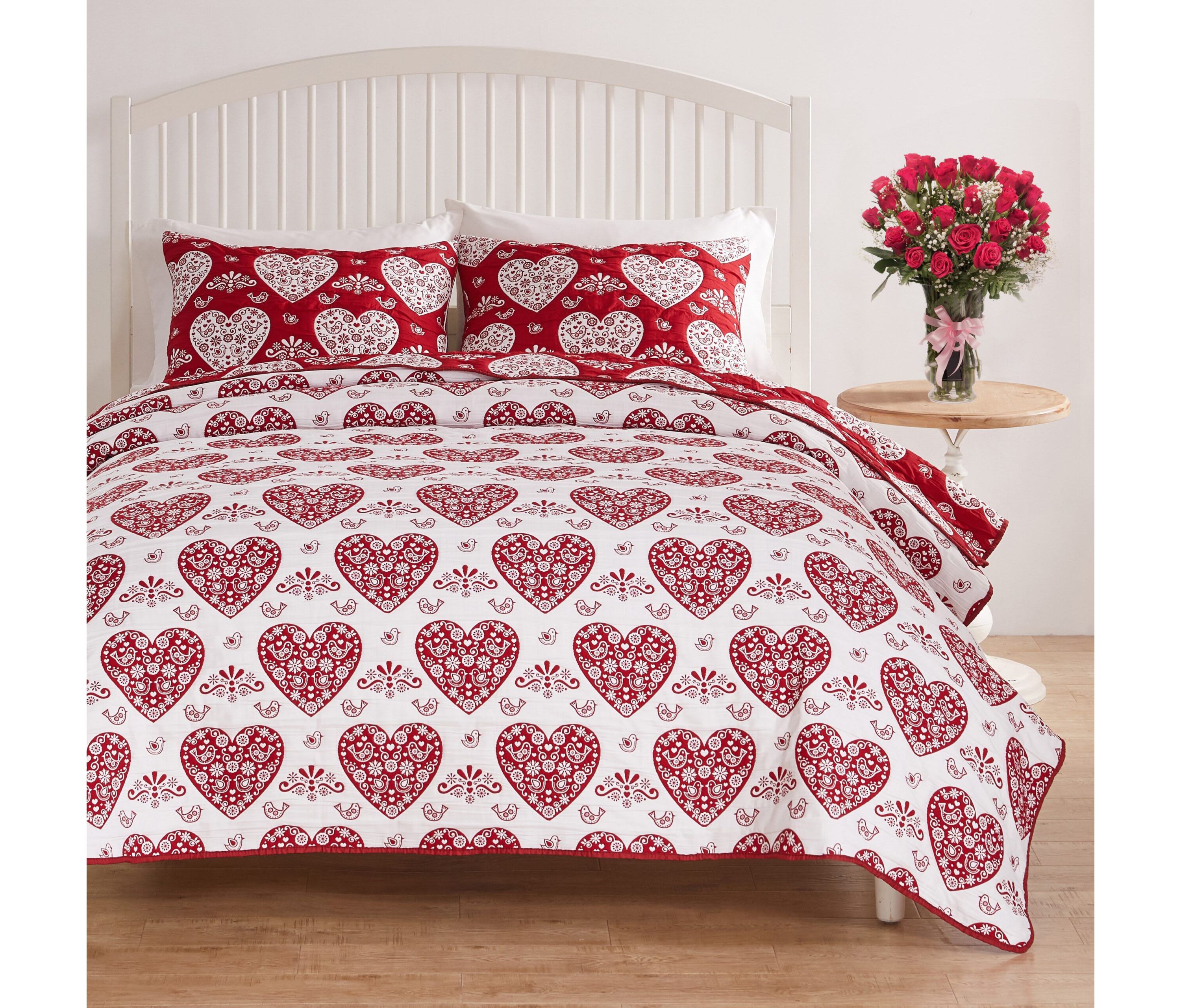 Lovebirds Coverlet Set